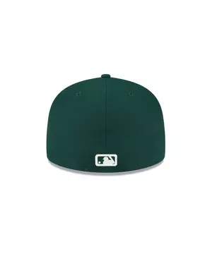 New Era 59FIFTY New York Yankees Fitted Hat Dark Green White