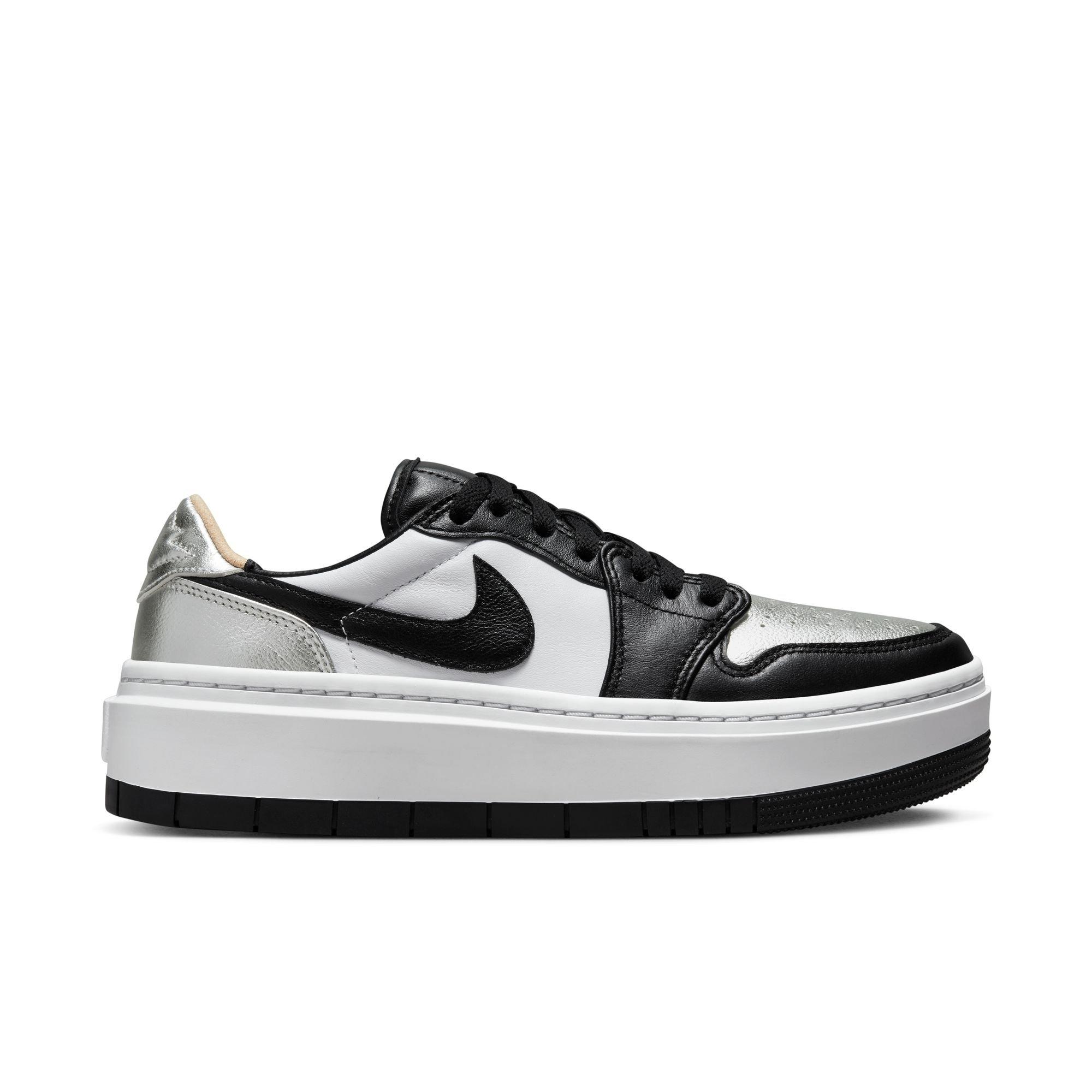 black and silver jordan 1 womens