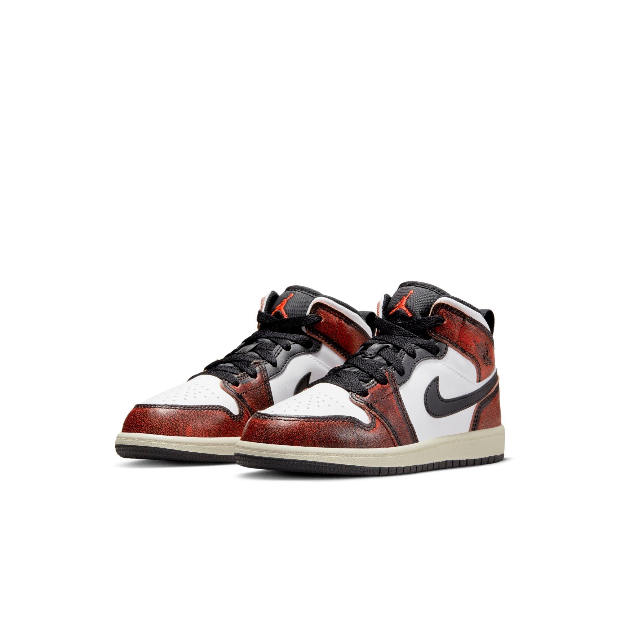 Jordan Boys Air 1 Mid SE Haa - Basketball Shoes Infrared 23/Black/White Size 12.0