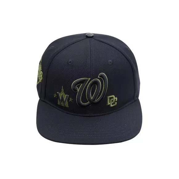 Pro Standard Washington Nationals Snapback Hat - Black