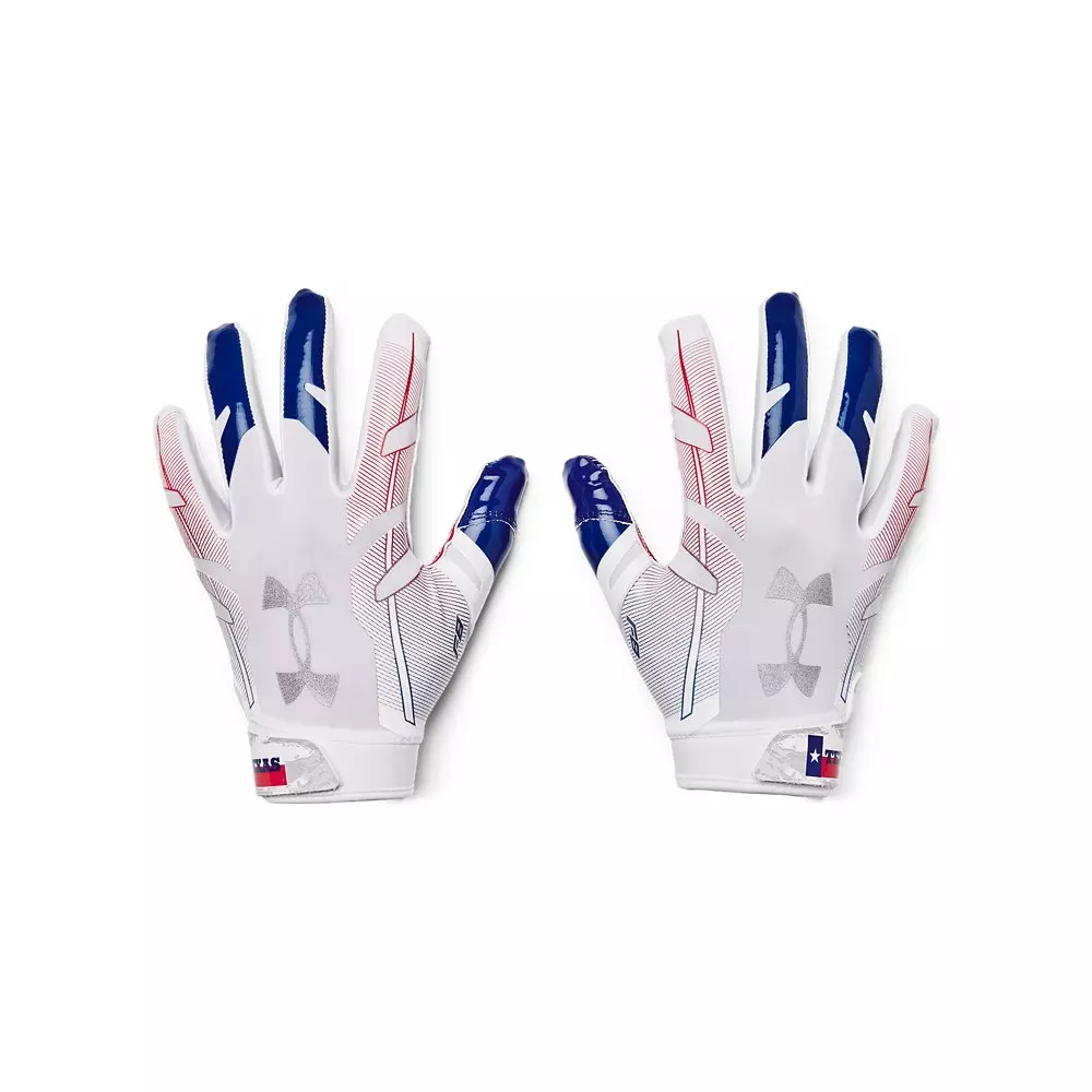 Under Armour F8 Texas Football Receiver Gloves - Hibbett