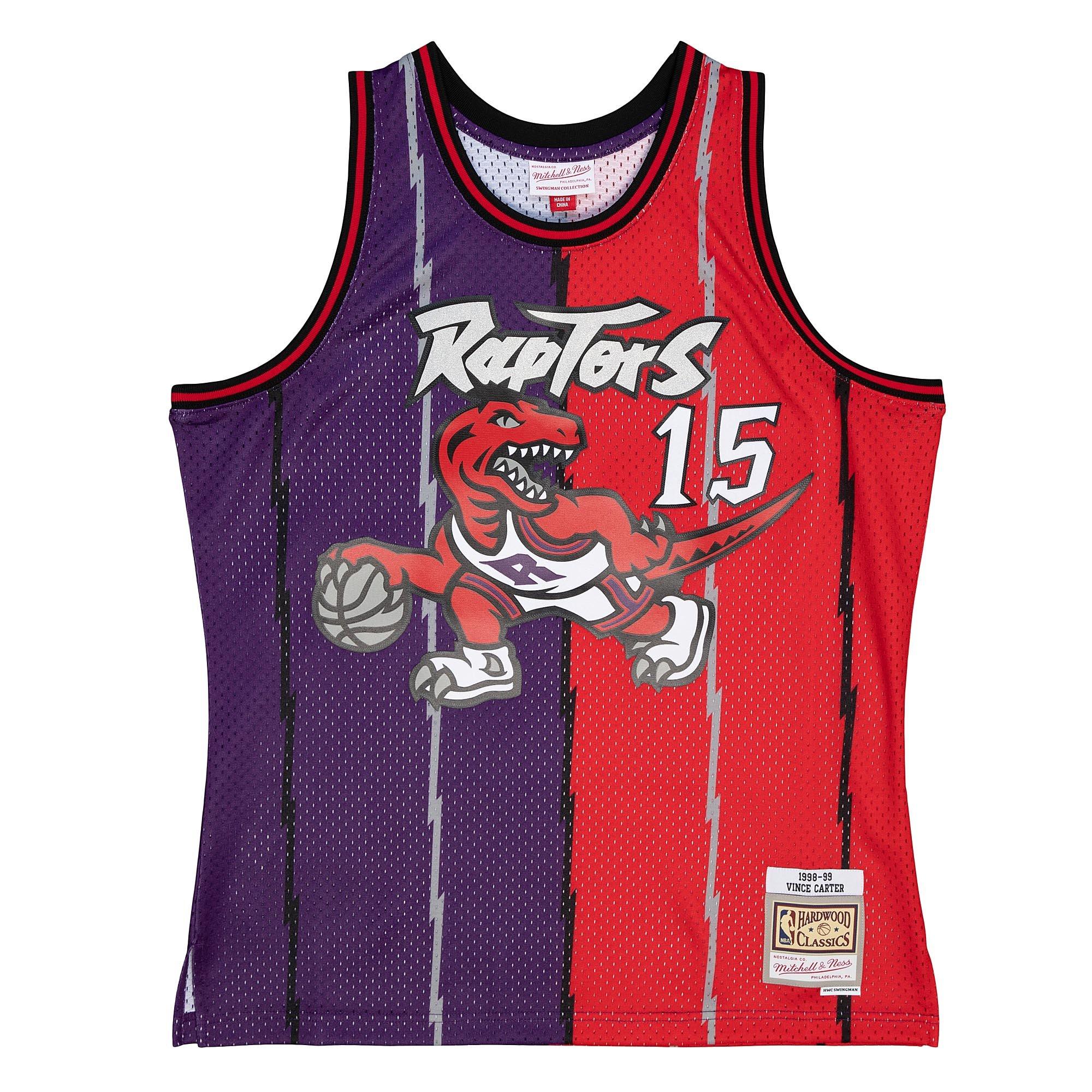 Vintage Kids Boys Vince Carter Toronto Raptors Champion Basketball Jersey  Large