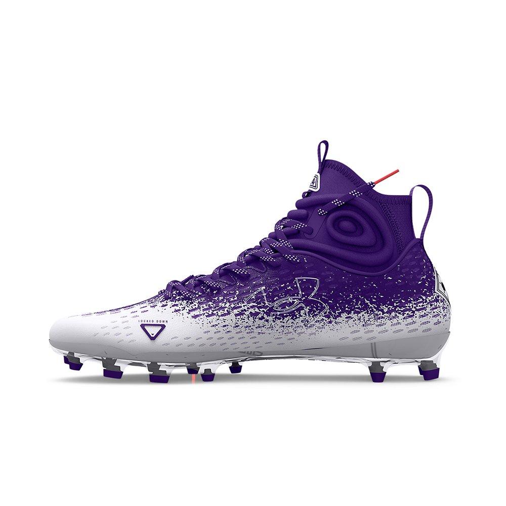 Under armour men's highlight best sale mc football cleat purple