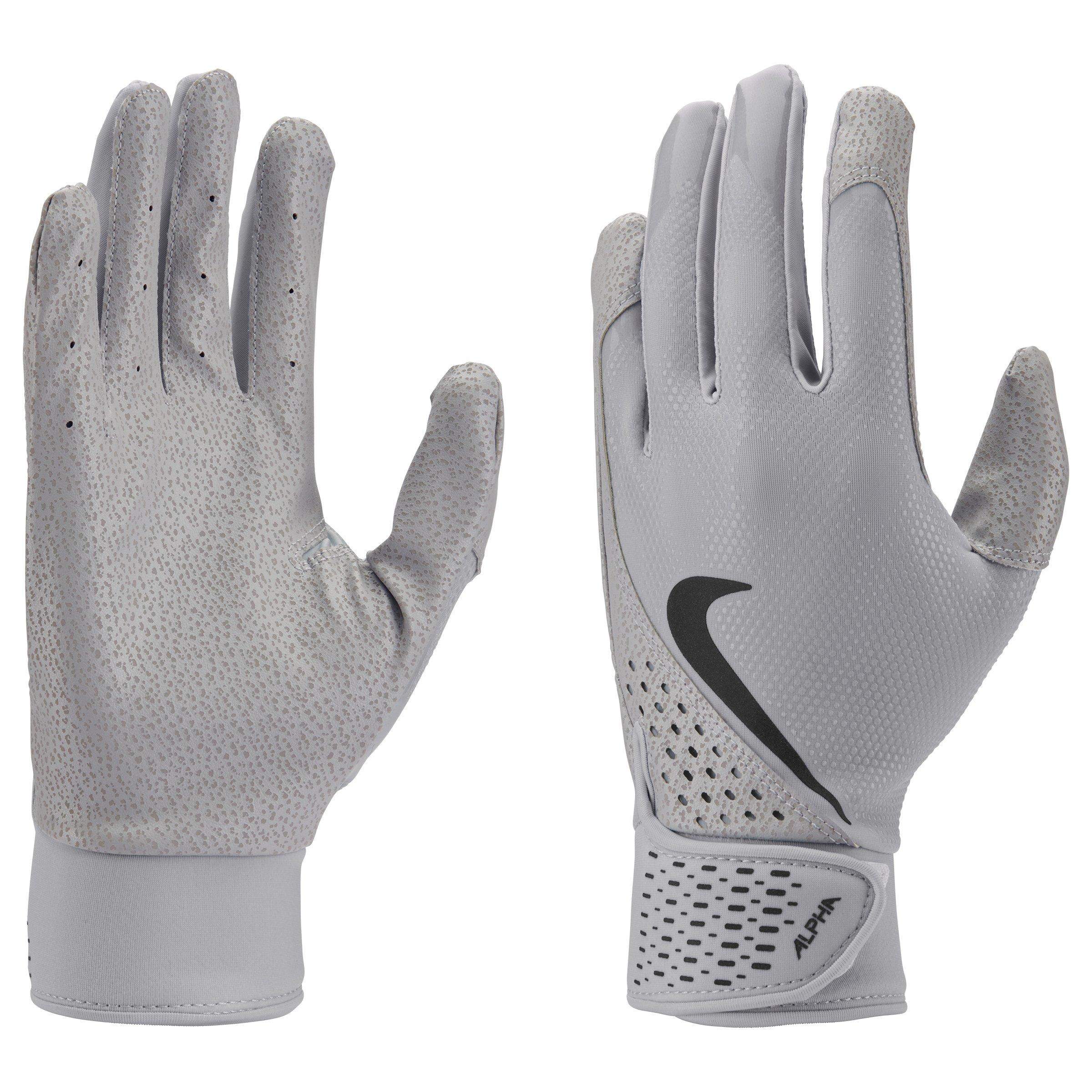 2 NIKE JORDAN FORCE ELITE BATTING GLOVES TEXTURED PALM WHITE/BLACK MENS XXL