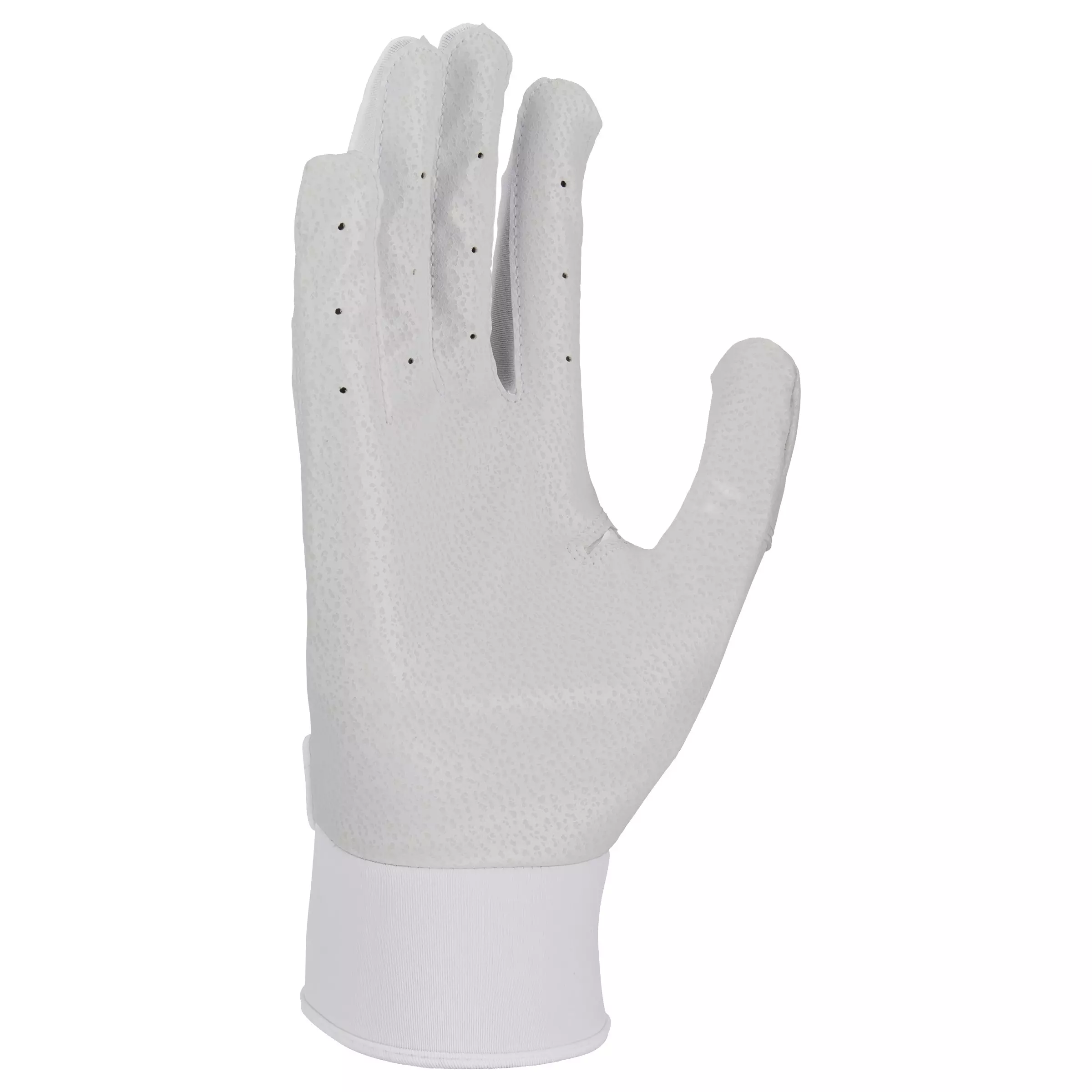 Nike Alpha Baseball Batting Gloves - White - WHITE