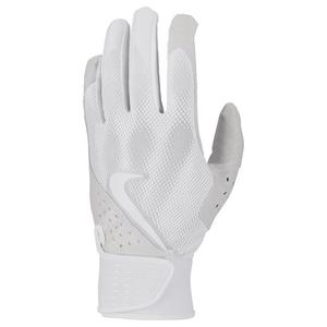 Nike Alpha Baseball Batting Gloves - White