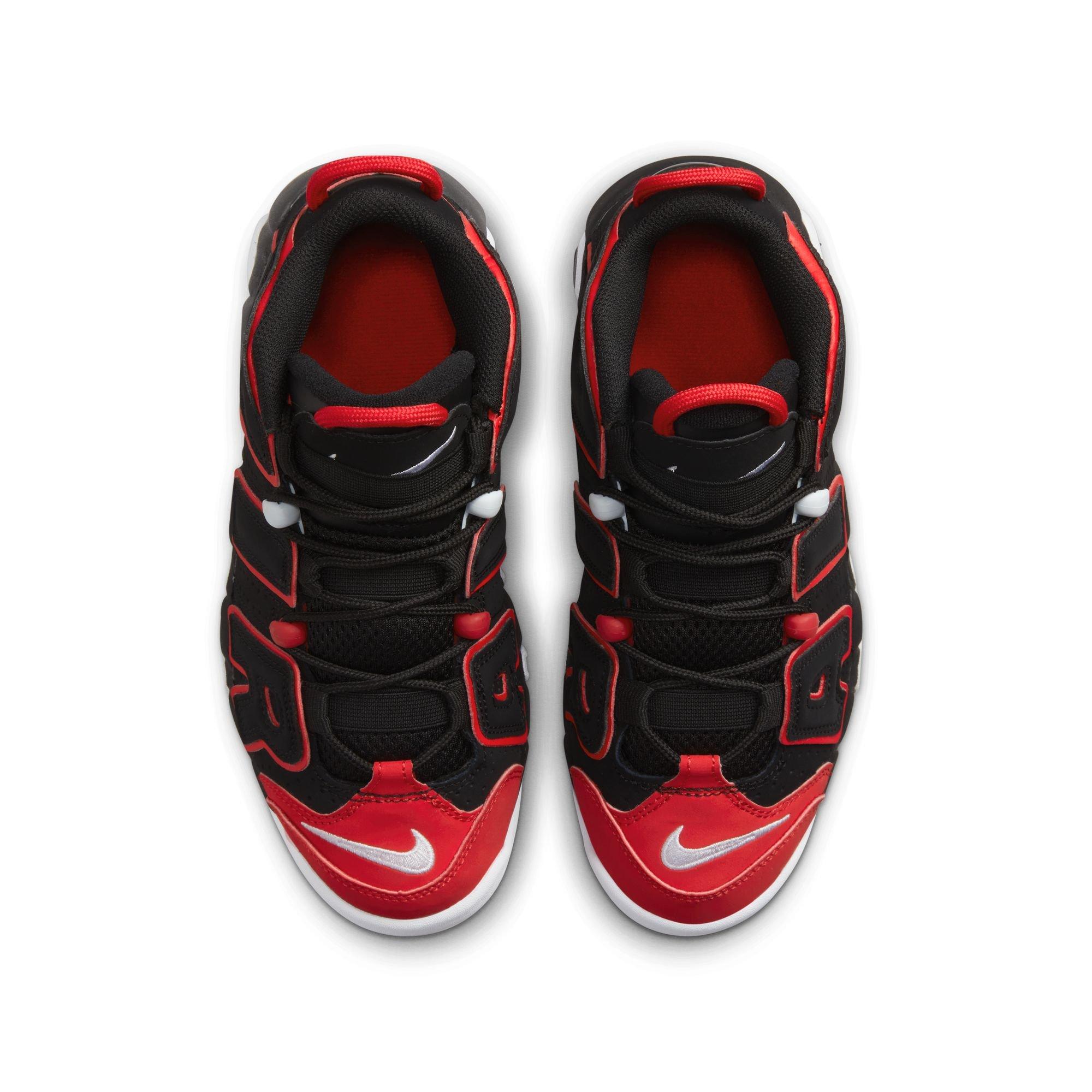 Nike Air More Uptempo Black/White Boys' Casual Shoe Size 7