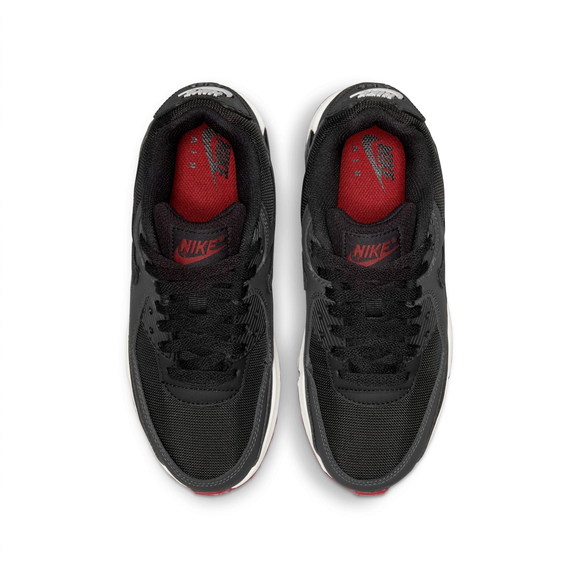 Nike Air Max 90 LTR Grade School Boys' Anthracite/Black/Team Red/Summit White Shoe