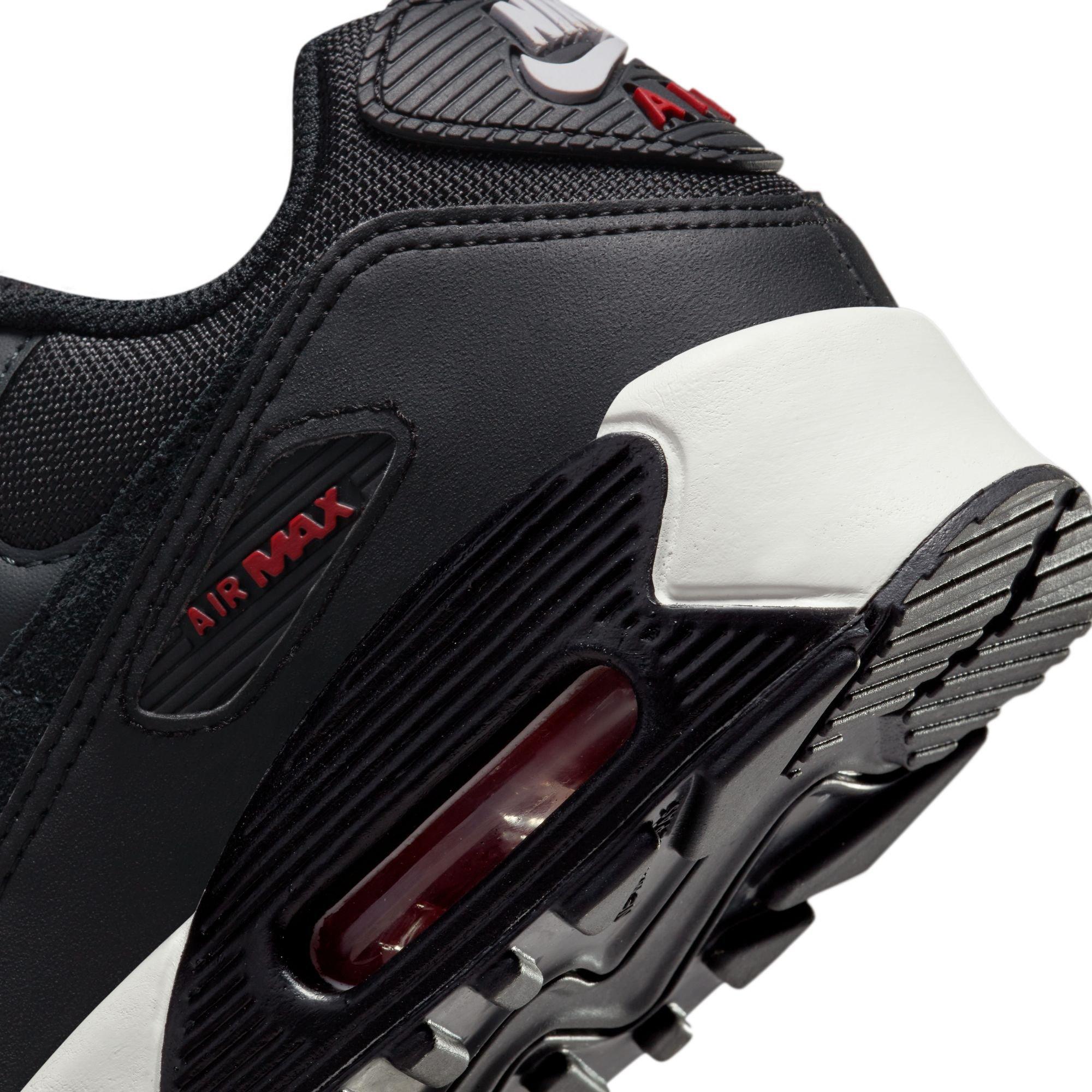 Nike Air Max 90 LTR Grade School Boys' Anthracite/Black/Team Red/Summit White Shoe