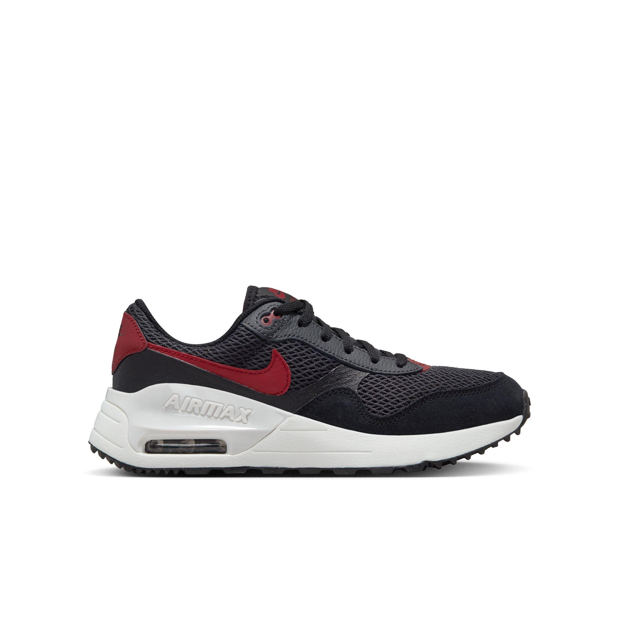 bijnaam plakband credit Nike Air Max SYSTM "Black/Team Red/Anthracite/Summit White" Grade School  Boys' Shoe