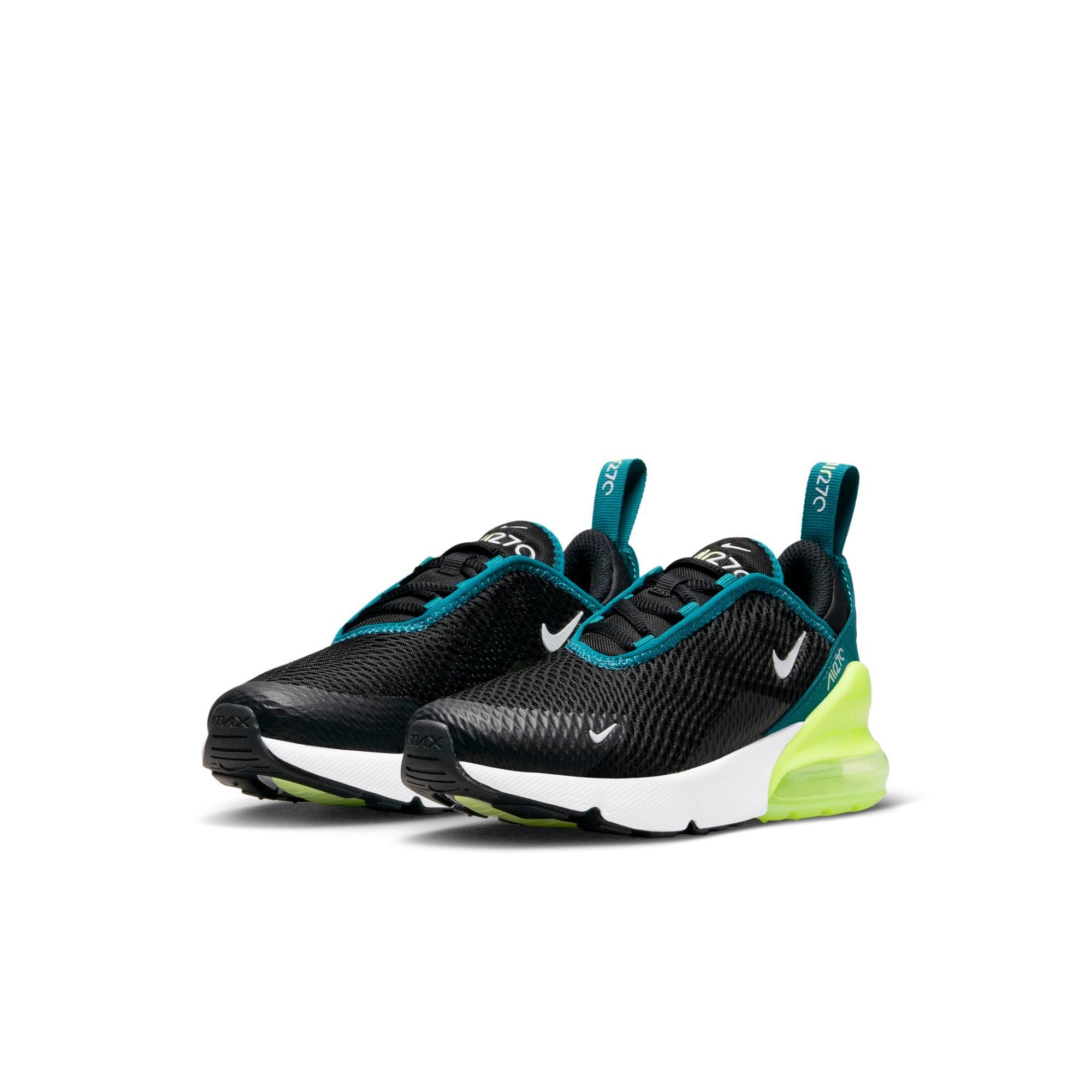 Teal and hotsell black nike shoes