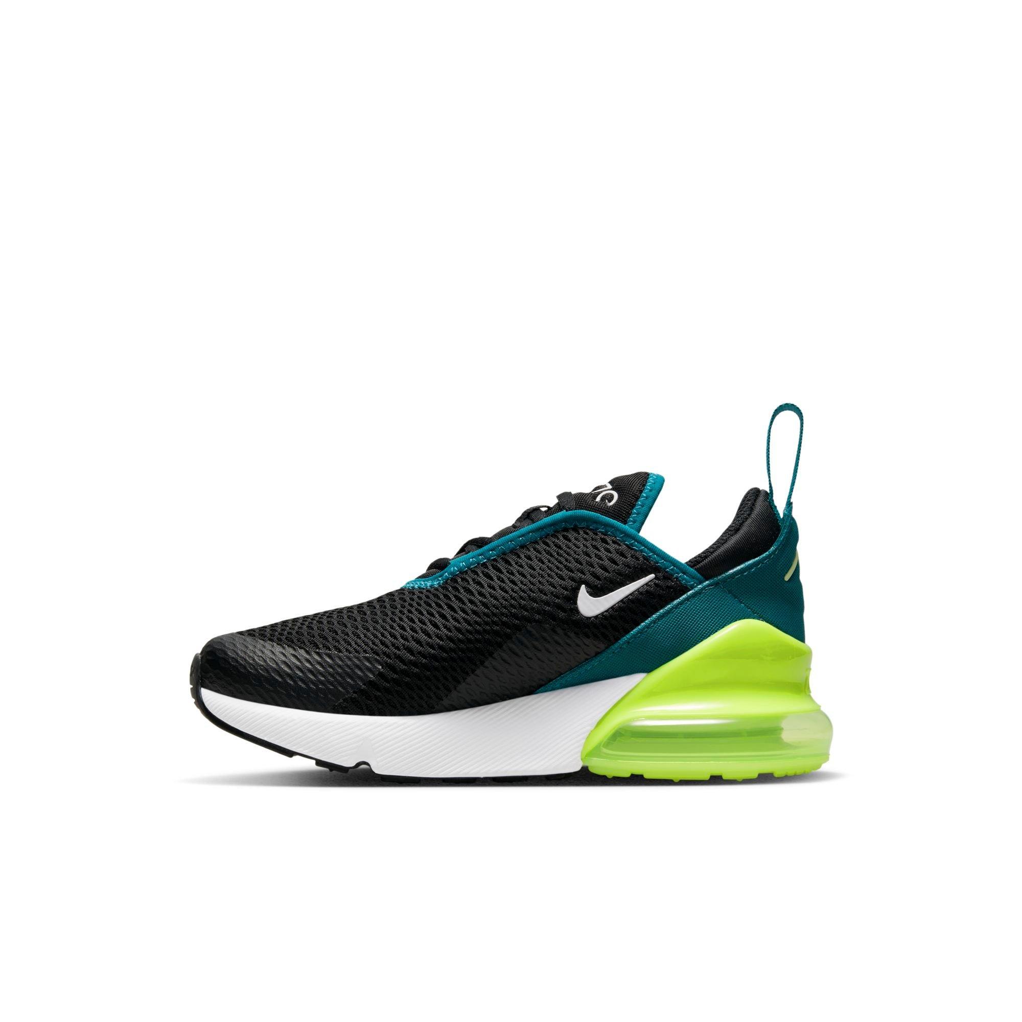 Black white and lime green best sale air max