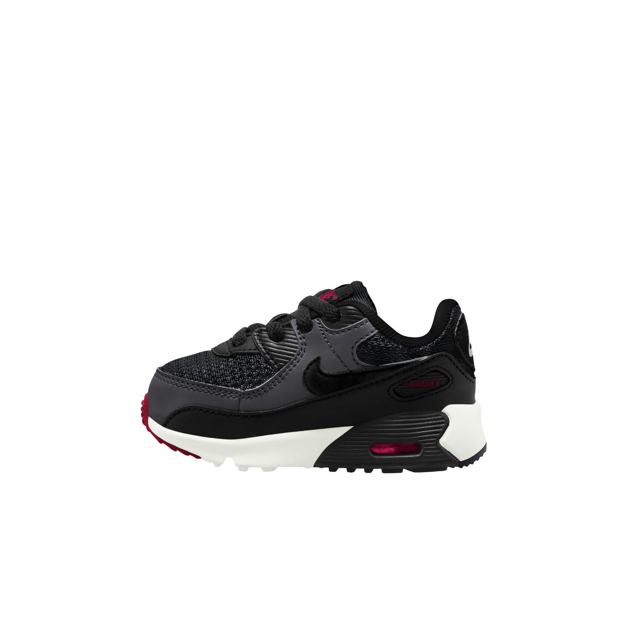 Nike Air Max 90 Toddler Boys' Anthracite/Black/Team Red/Summit White Shoe