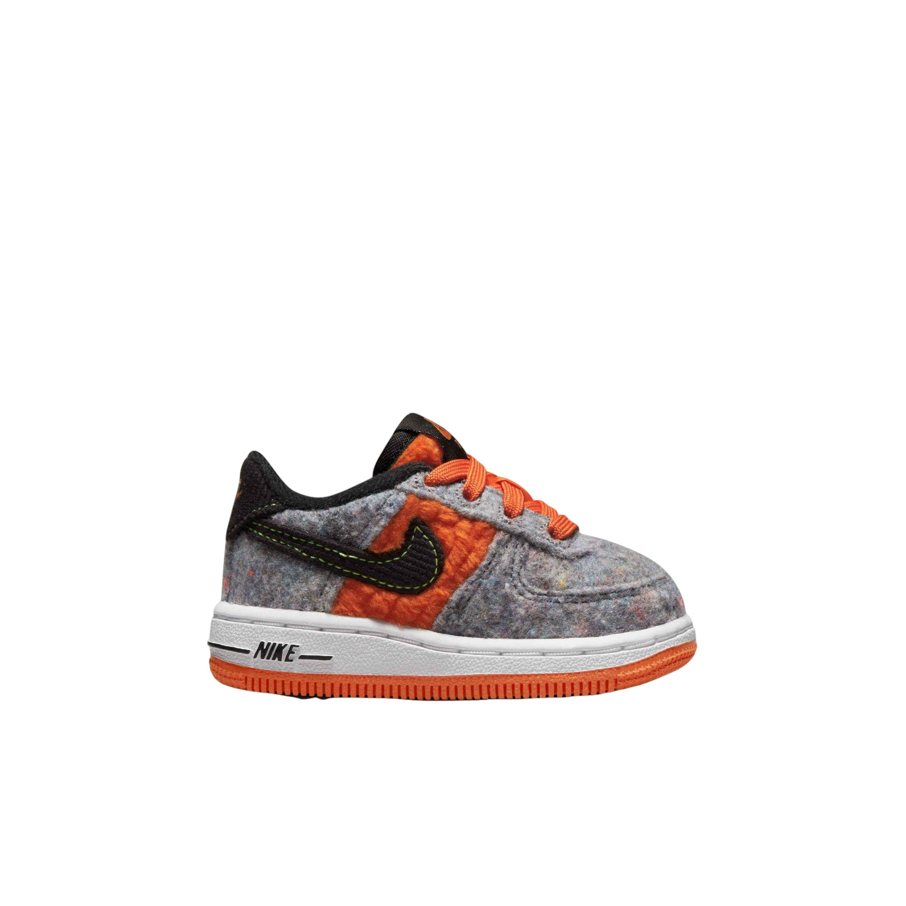 Nike Big Kids' Air Force 1 Lv8 Halloween Casual Shoes In Black/black/ghost  Green/starfish/white