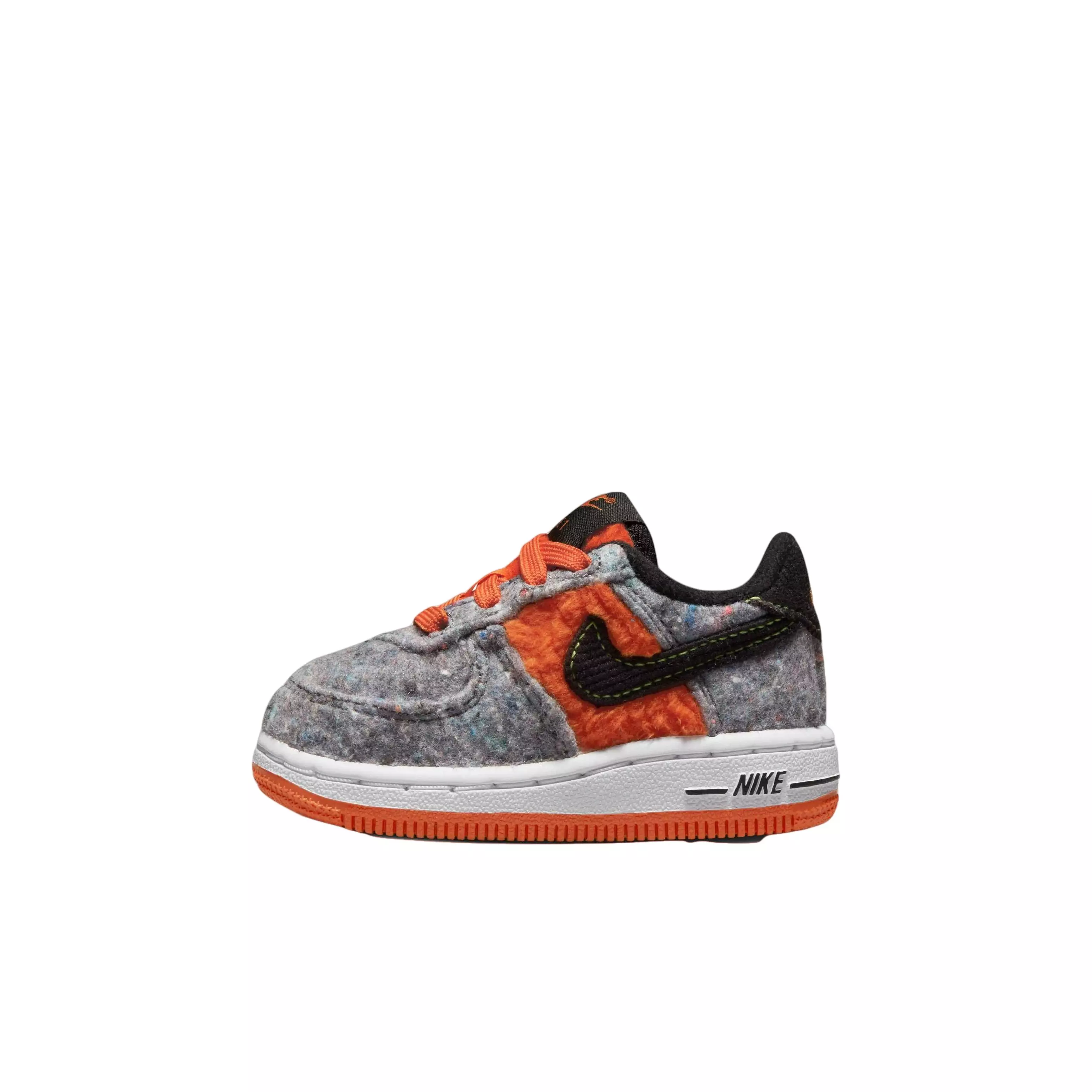 Nike Air Force 1 "Black/Starfish-White/Ghost Green" Toddler Boys' Shoe - BLACK/GREEN
