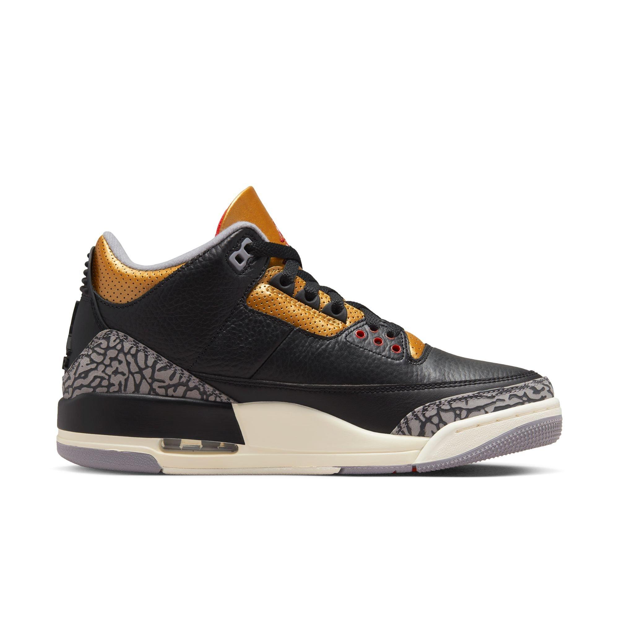 Jordan, Shoes, Like New Black And Yellow Air Jordan 3s