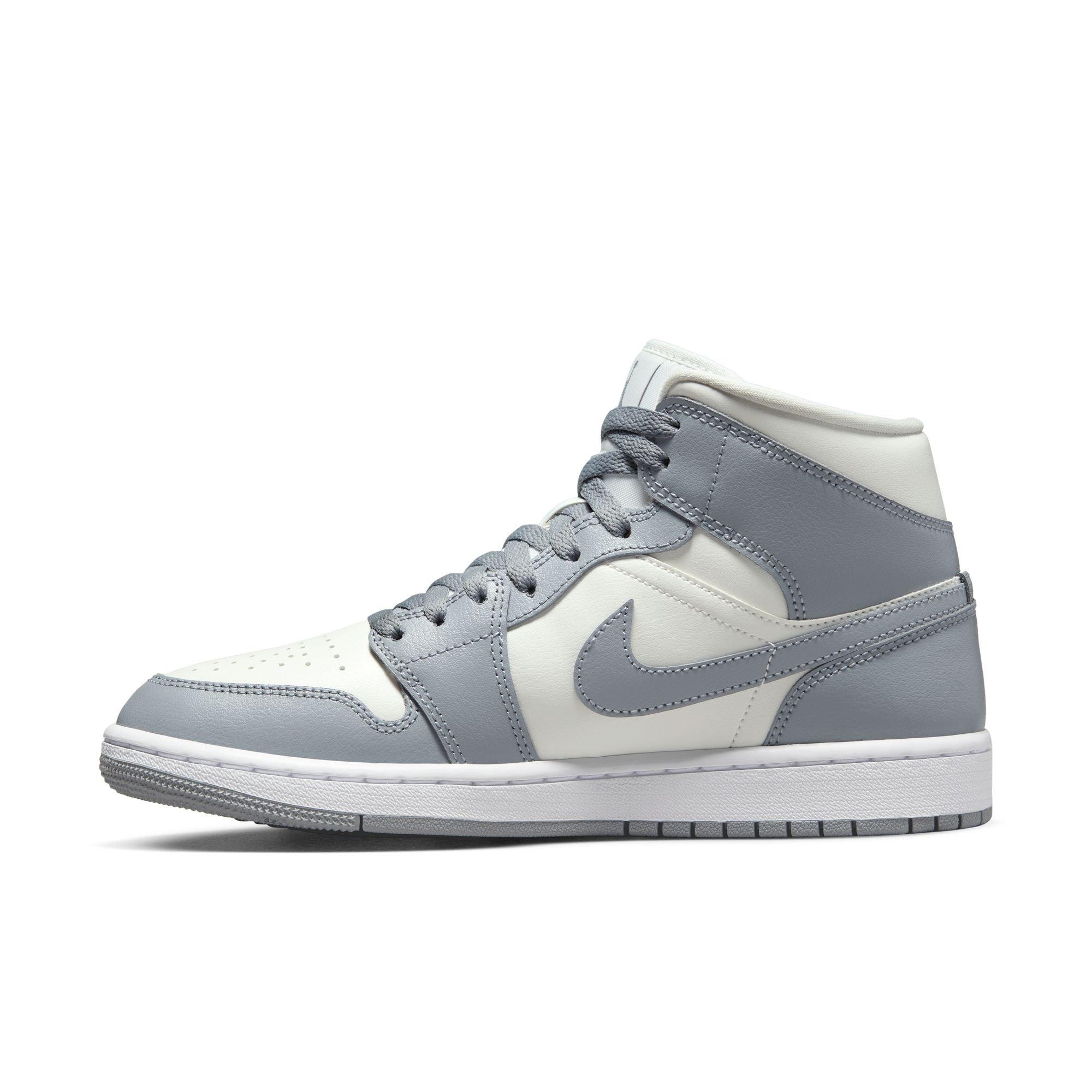 Air Jordan 1 Mid Women's Shoes, by Nike Size 8 (White)