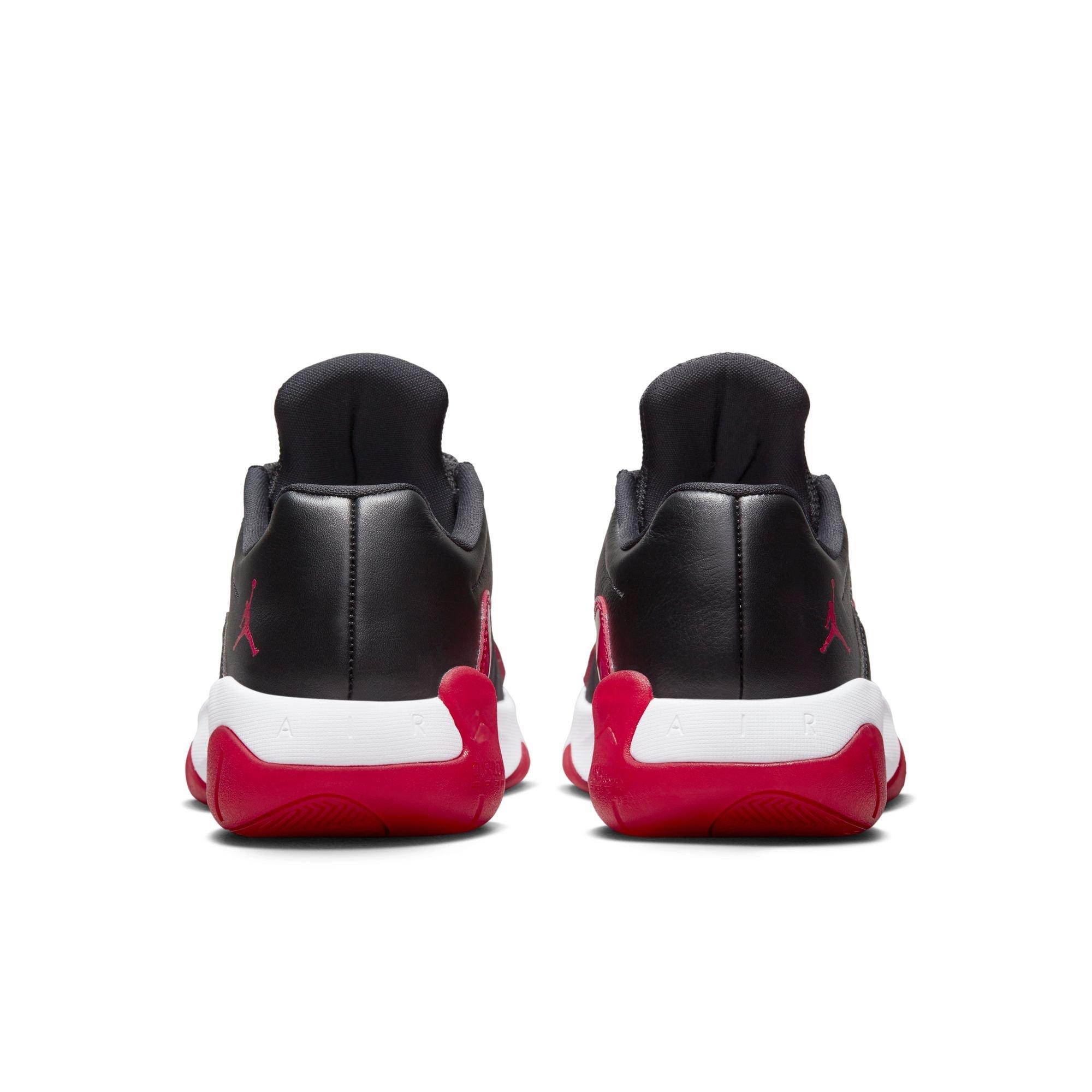 Jordan 11 CMFT Low "Black/Gym Red/White" Women's Shoe - BLACK/RED/WHITE Thumbnail View 9