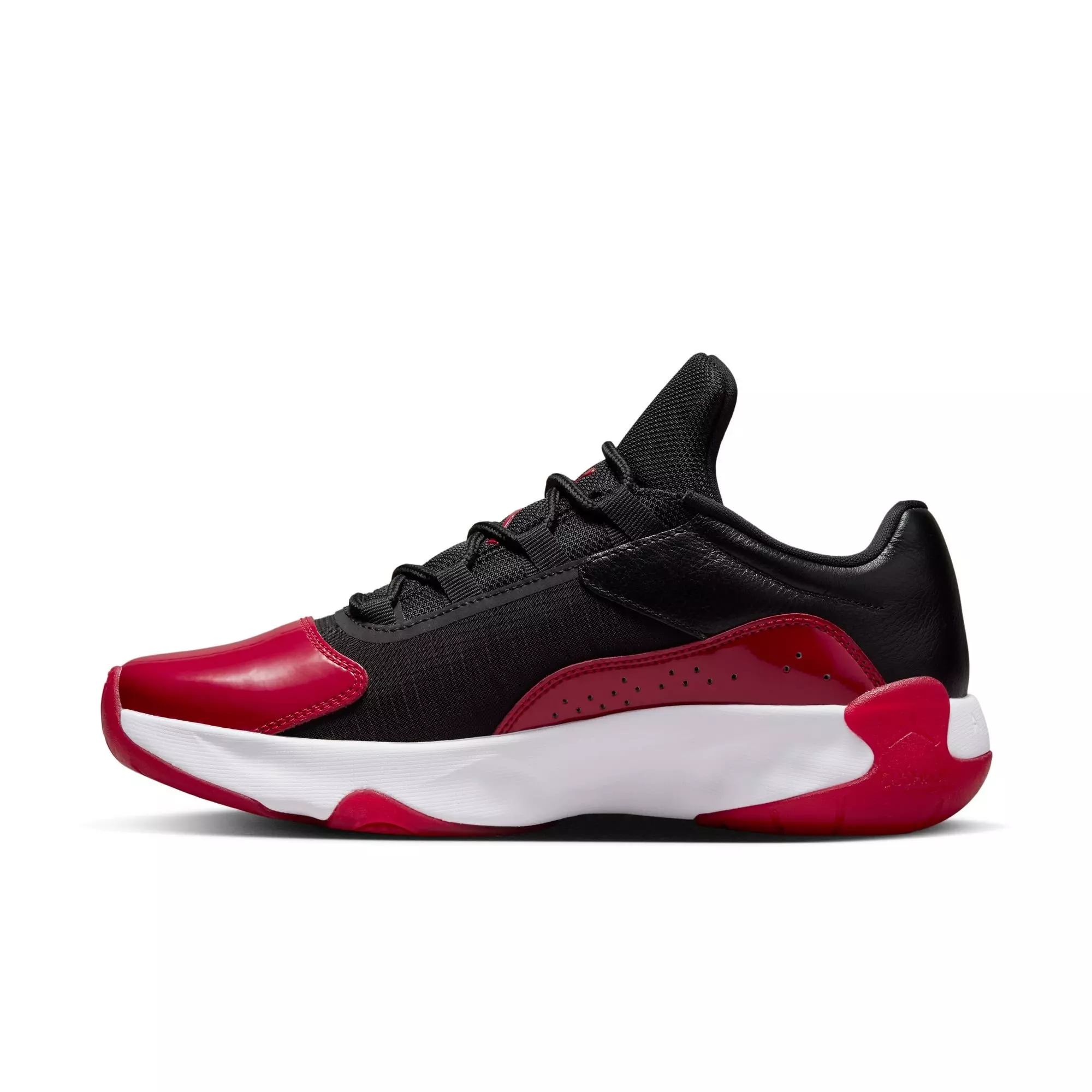 Jordan 11 CMFT Low "Black/Gym Red/White" Women's Shoe - BLACK/RED/WHITE