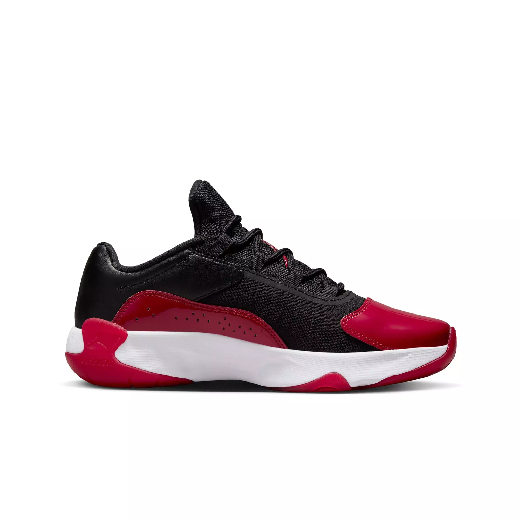 Jordan 11 CMFT Low "Black/Gym Red/White" Women's Shoe - BLACK/RED/WHITE