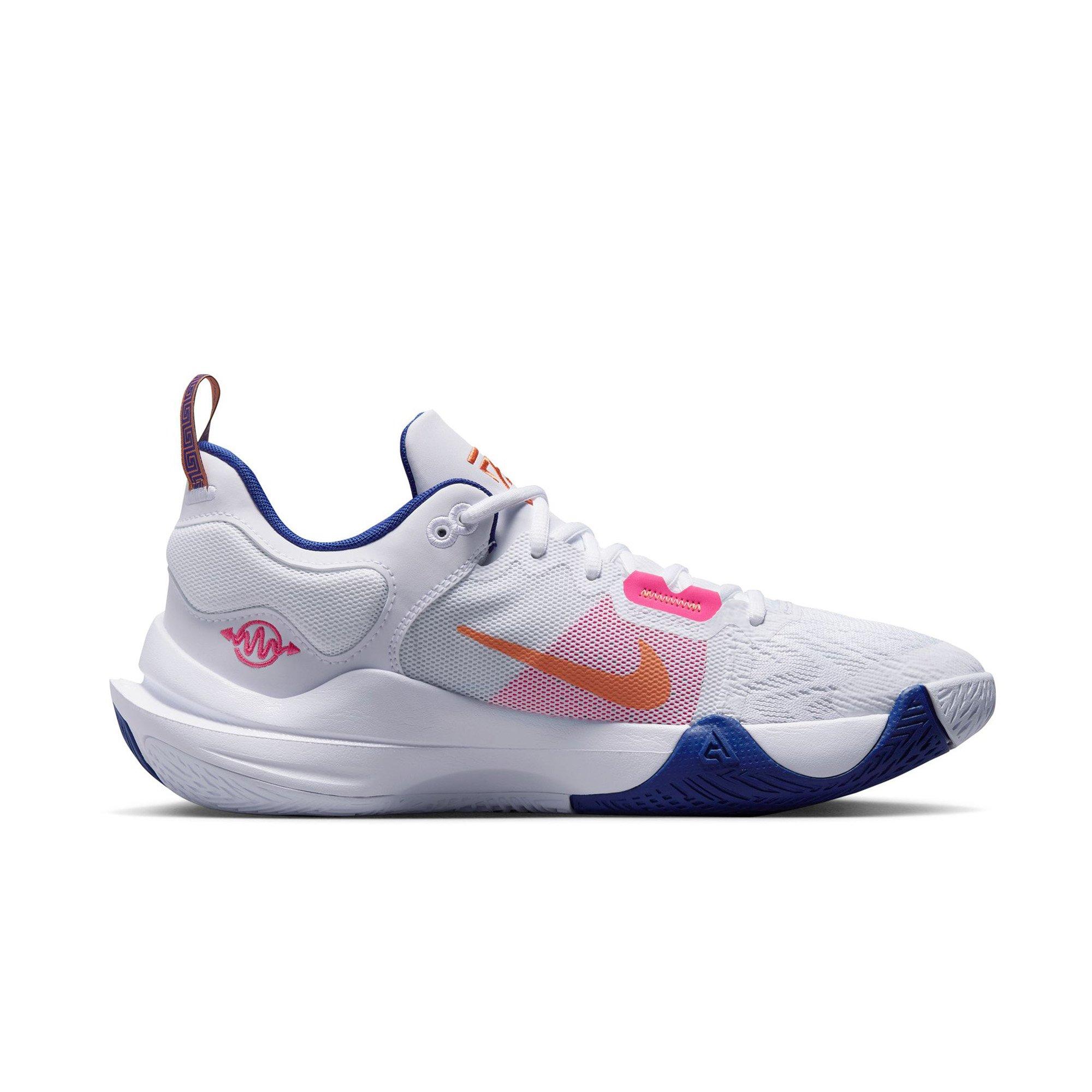 Nike Giannis Immortality 2 "White/Metallic Silver/Deep Royal Blue" Men's Basketball Shoe - WHITE/SILVER Thumbnail View 2