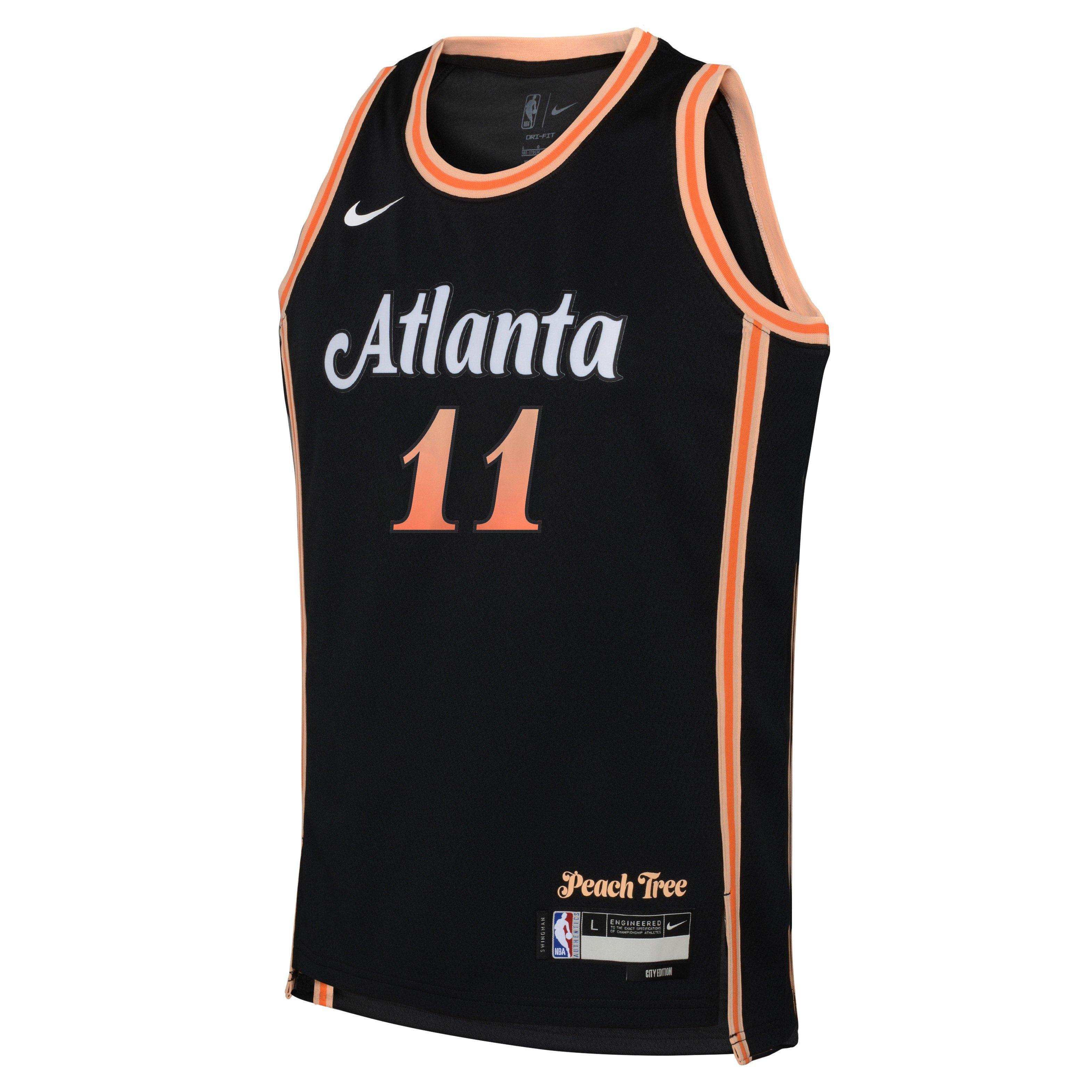 Nike, Shirts, Nba Signed Atlanta Hawks Throwback Jersey