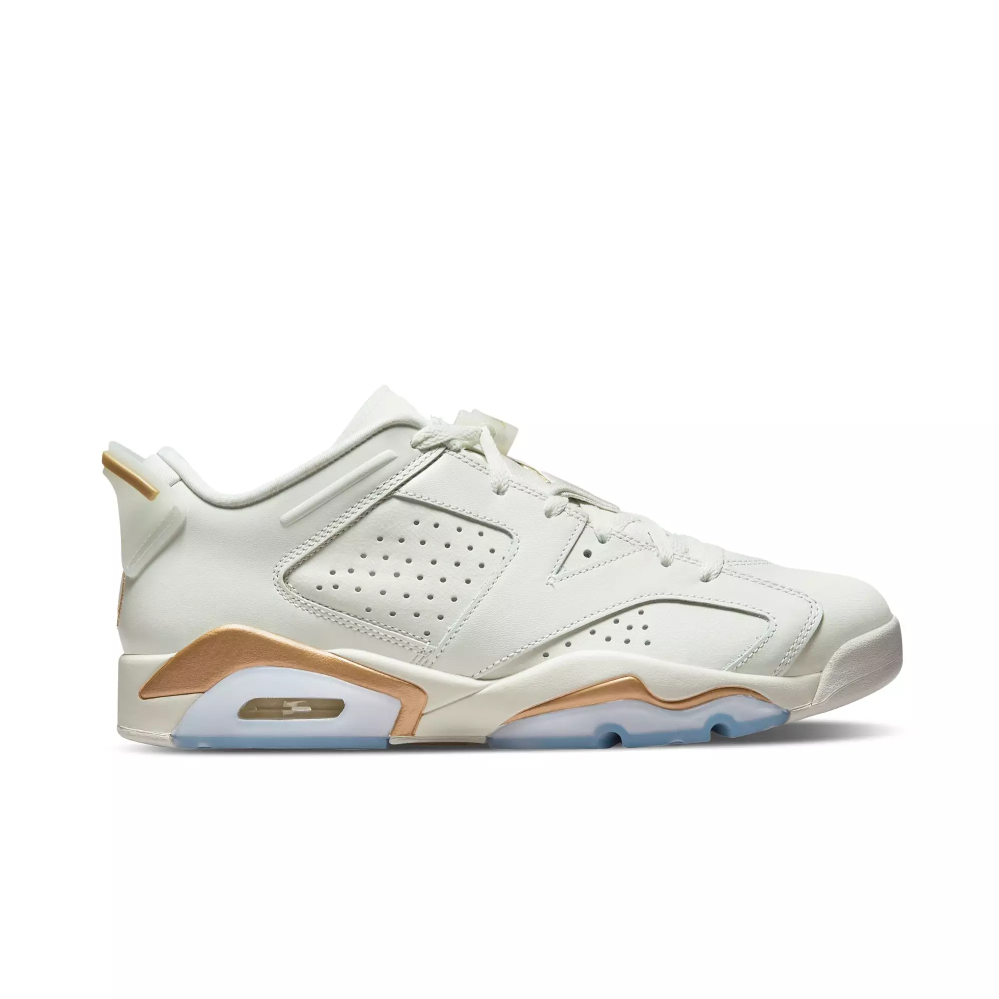 Jordan 6 Retro Low "Spruce Aura/Metallic Gold" Men's Shoe - GOLD