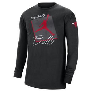 Men's White Chicago Bulls 2022/23 City Edition Brushed Jersey T-shirt