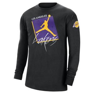 T-shirt Mitchell & Ness Los Angeles Lakers Color Blocked SS Tee cream