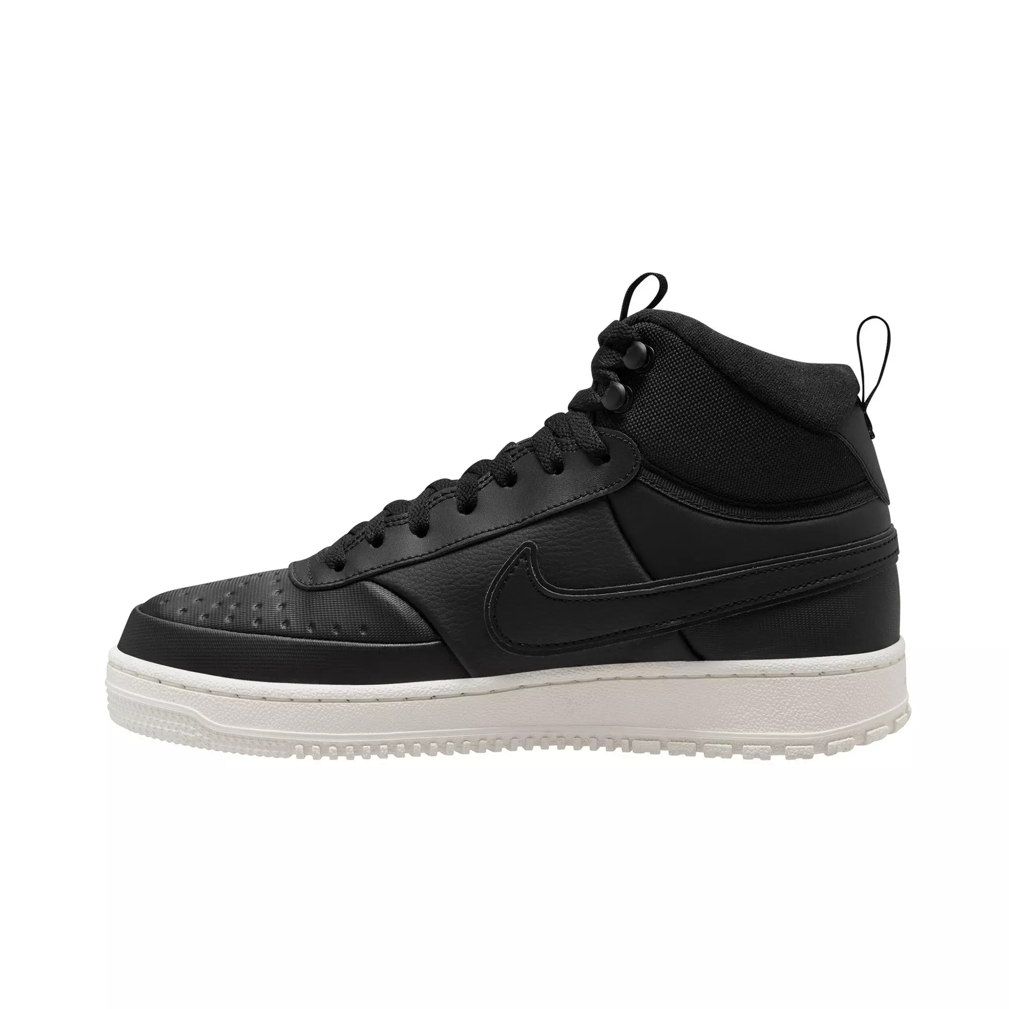 Nike Court Vision Mid Winter "Black/Phantom" Men's Shoe - BLACK/WHITE