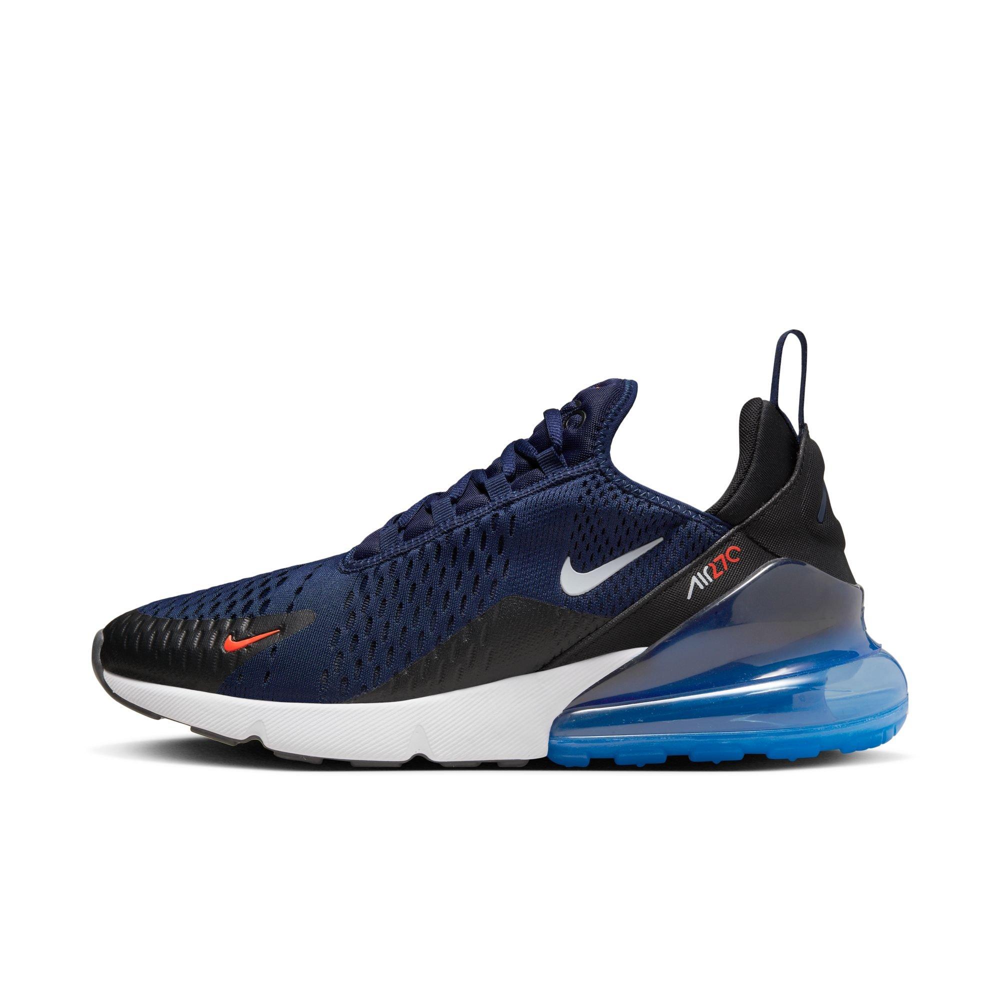 Nike Men's Air Max 270 Shoes, Size 11.5, White/Midnight Navy/Red