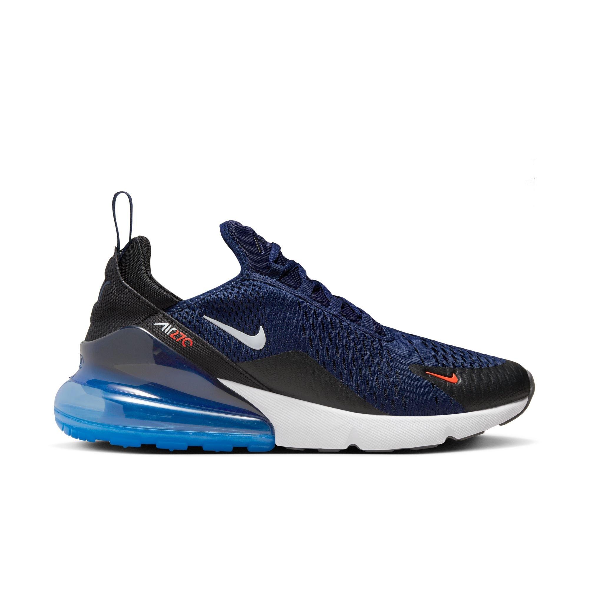 Men's Nike Air Max 270 Shoes, 8.5, White/Red/Navy