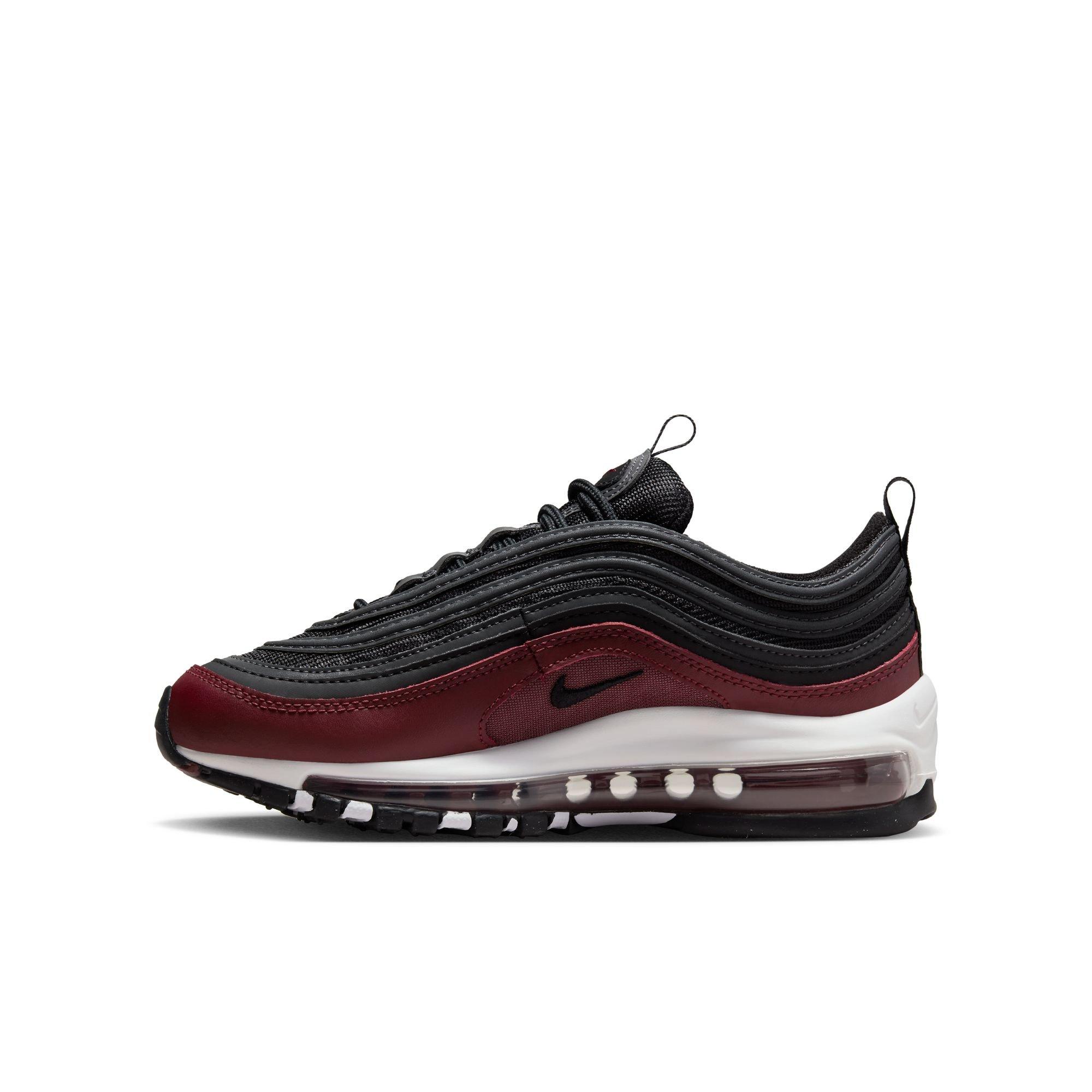 Nike Air Max 97 "Team Red/Black/Anthracite/Summit White" Grade School Boys' Shoe - RED/BLACK/WHITE Thumbnail View 3