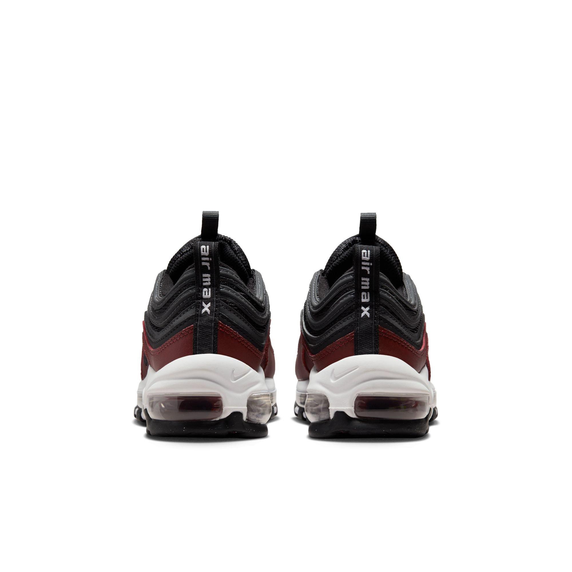 Nike Air Max 97 "Team Red/Black/Anthracite/Summit White" Grade School Boys' Shoe - RED/BLACK/WHITE Thumbnail View 7