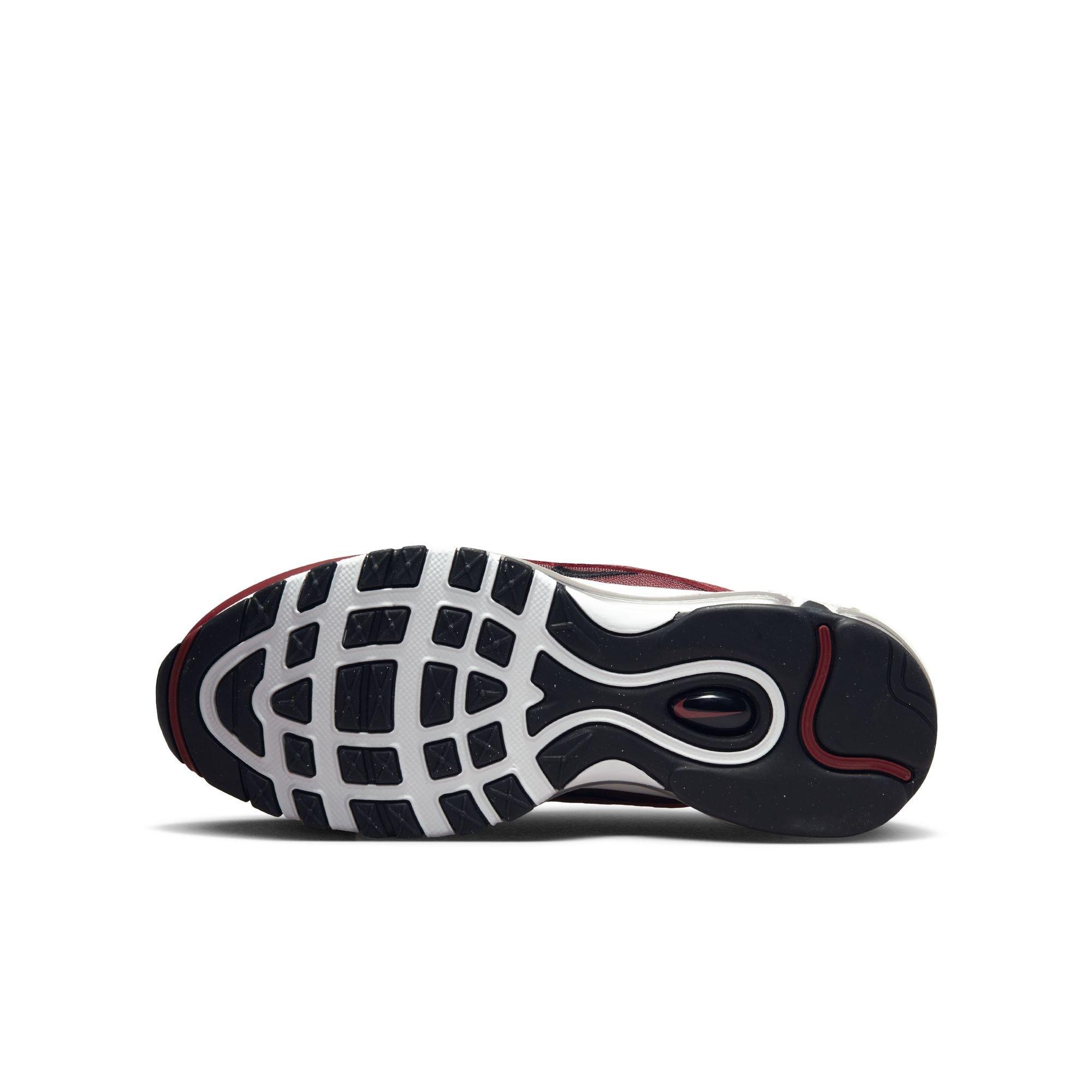 Nike Air Max 97 "Team Red/Black/Anthracite/Summit White" Grade School Boys' Shoe - RED/BLACK/WHITE Thumbnail View 10