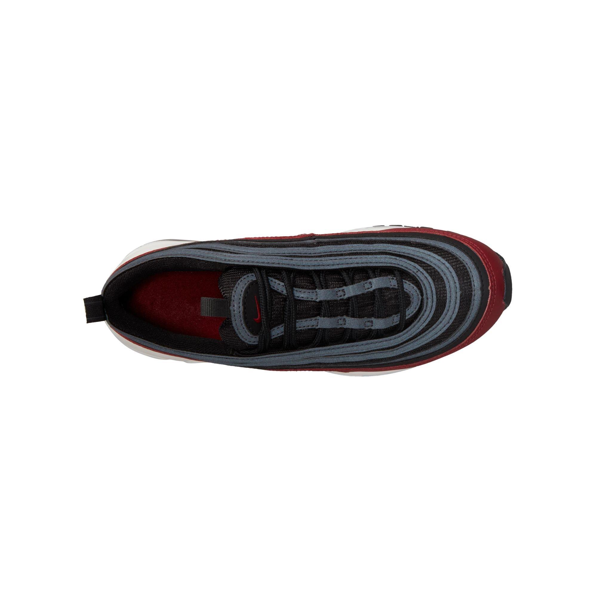 Nike Air Max 97 "Team Red/Black/Anthracite/Summit White" Grade School Boys' Shoe - RED/BLACK/WHITE Thumbnail View 11