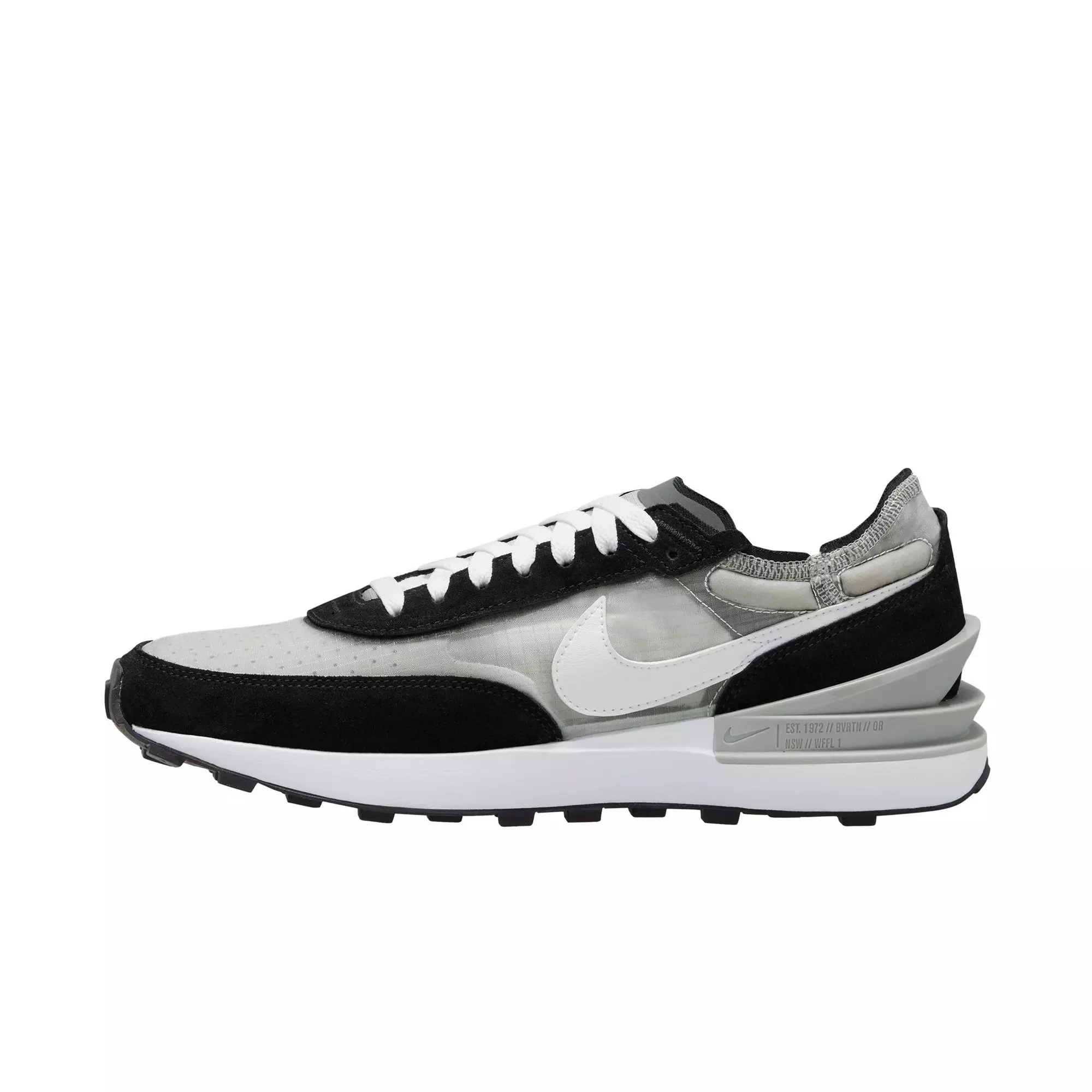 Nike Waffle One SE "Grey Fog/Black/White" Men's Shoe - GREY/BLACK/WHITE