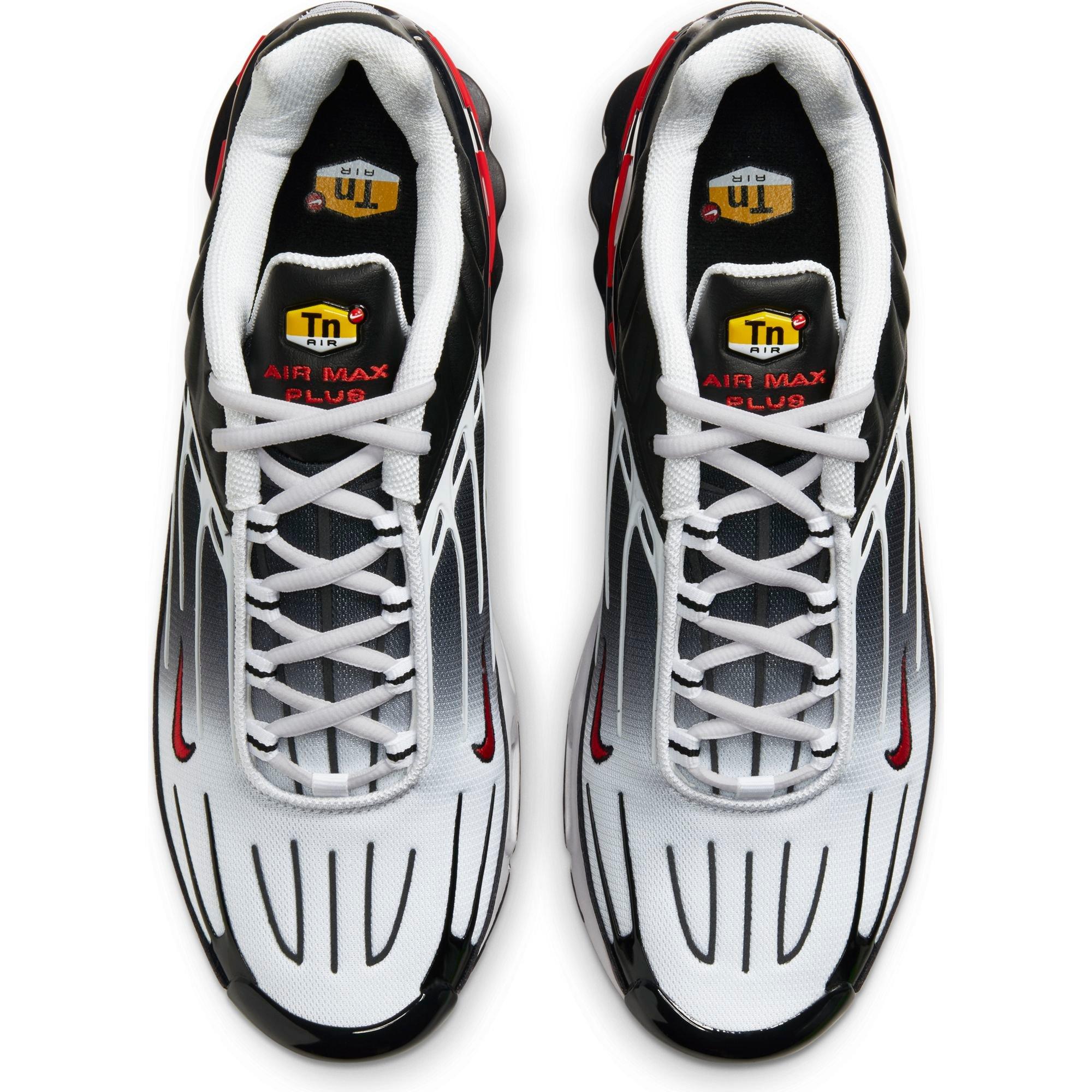 Nike Air Max Plus 3 "Black/University Red/White" Men's Hibbett | City Gear