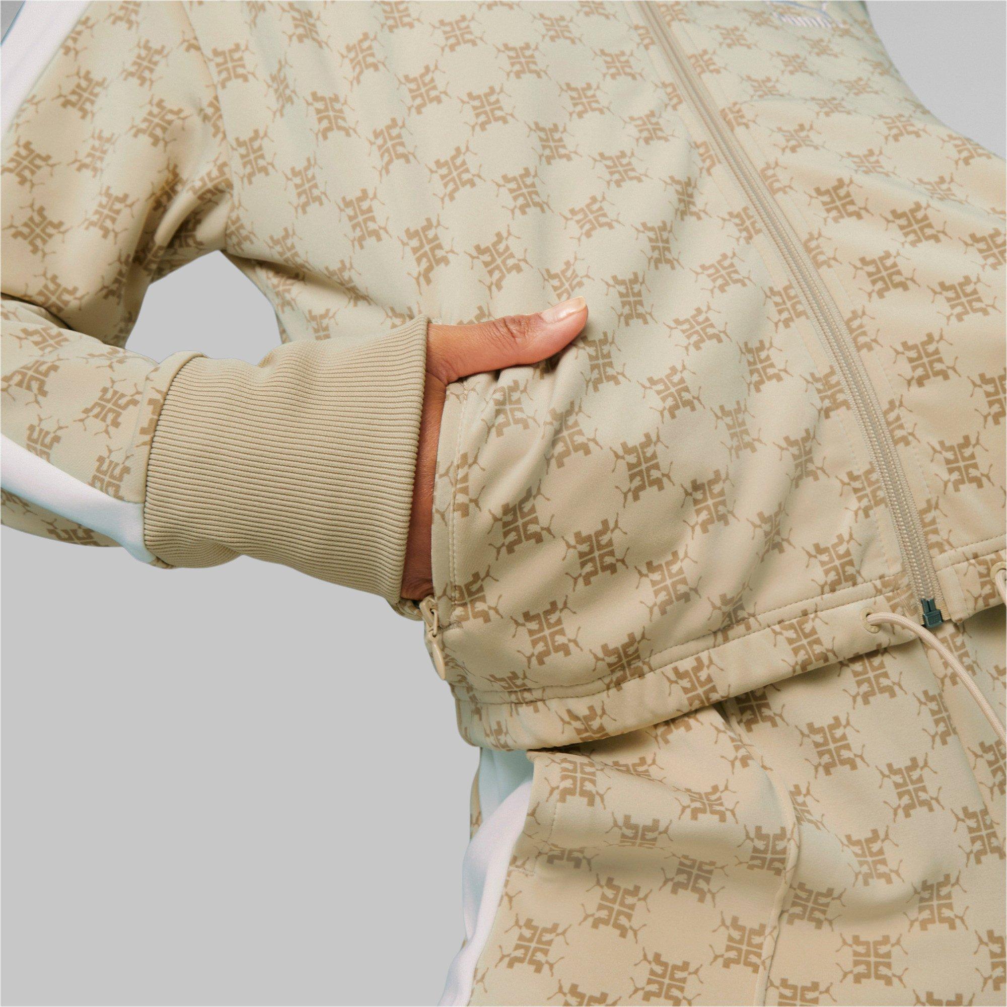 t7 printed track jacket women