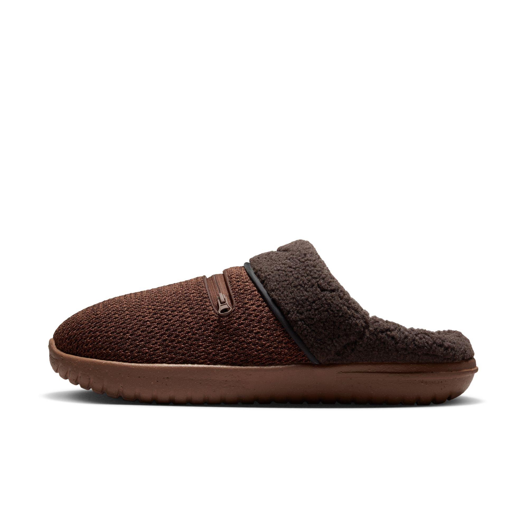 nike brown slippers