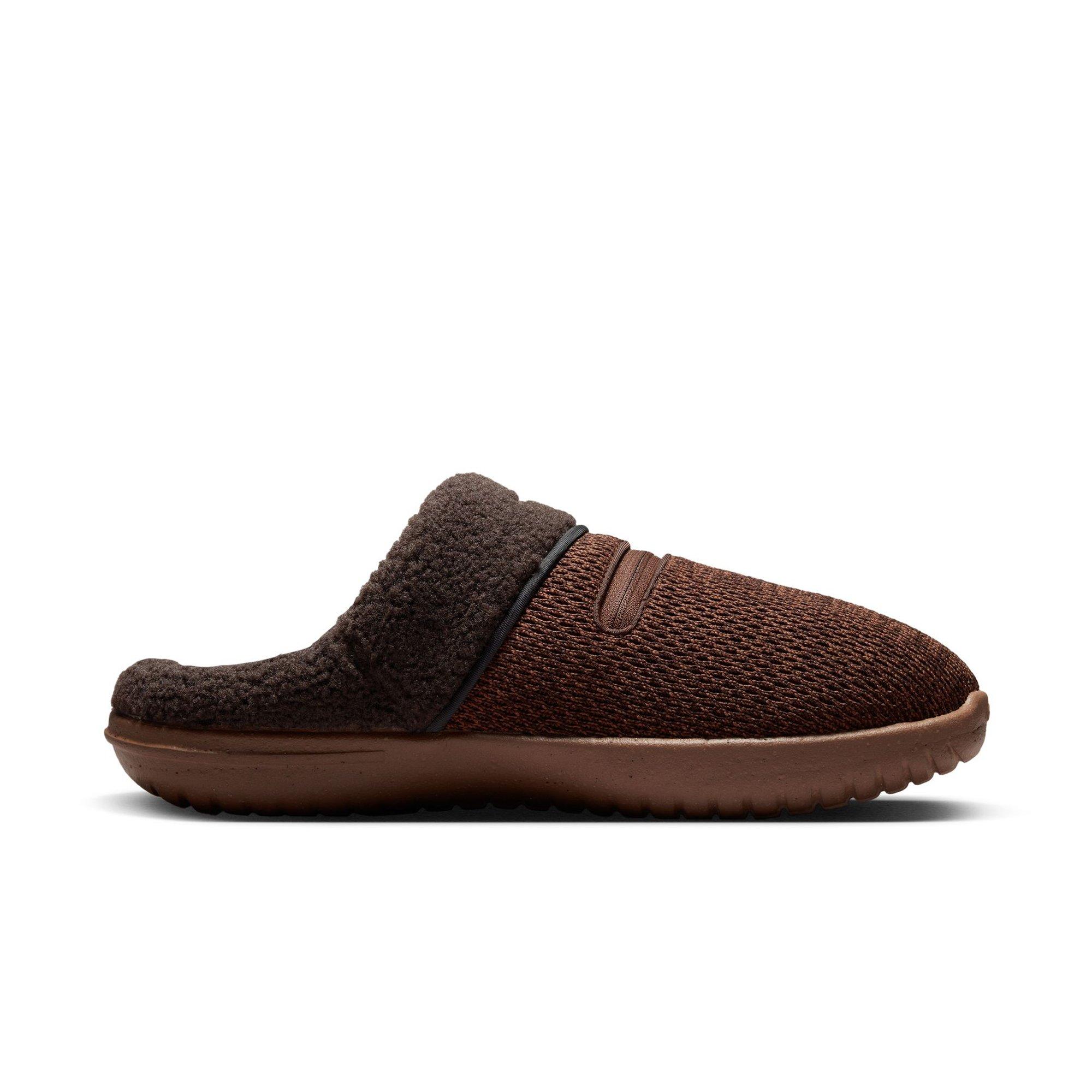 nike brown slippers