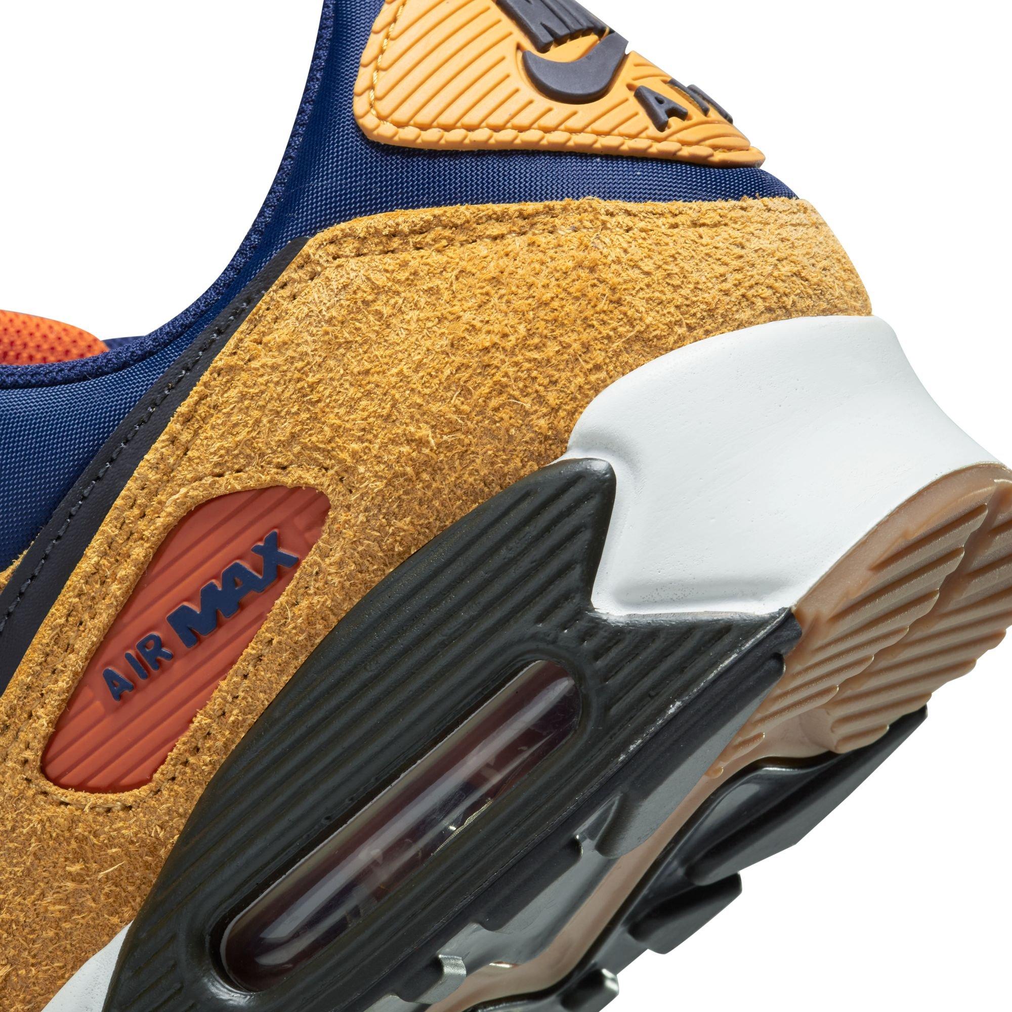 actrice Reisbureau comfort Nike Air Max 90 "Bucktan/Velvet Brown/Campfire Orange" Men's Shoe