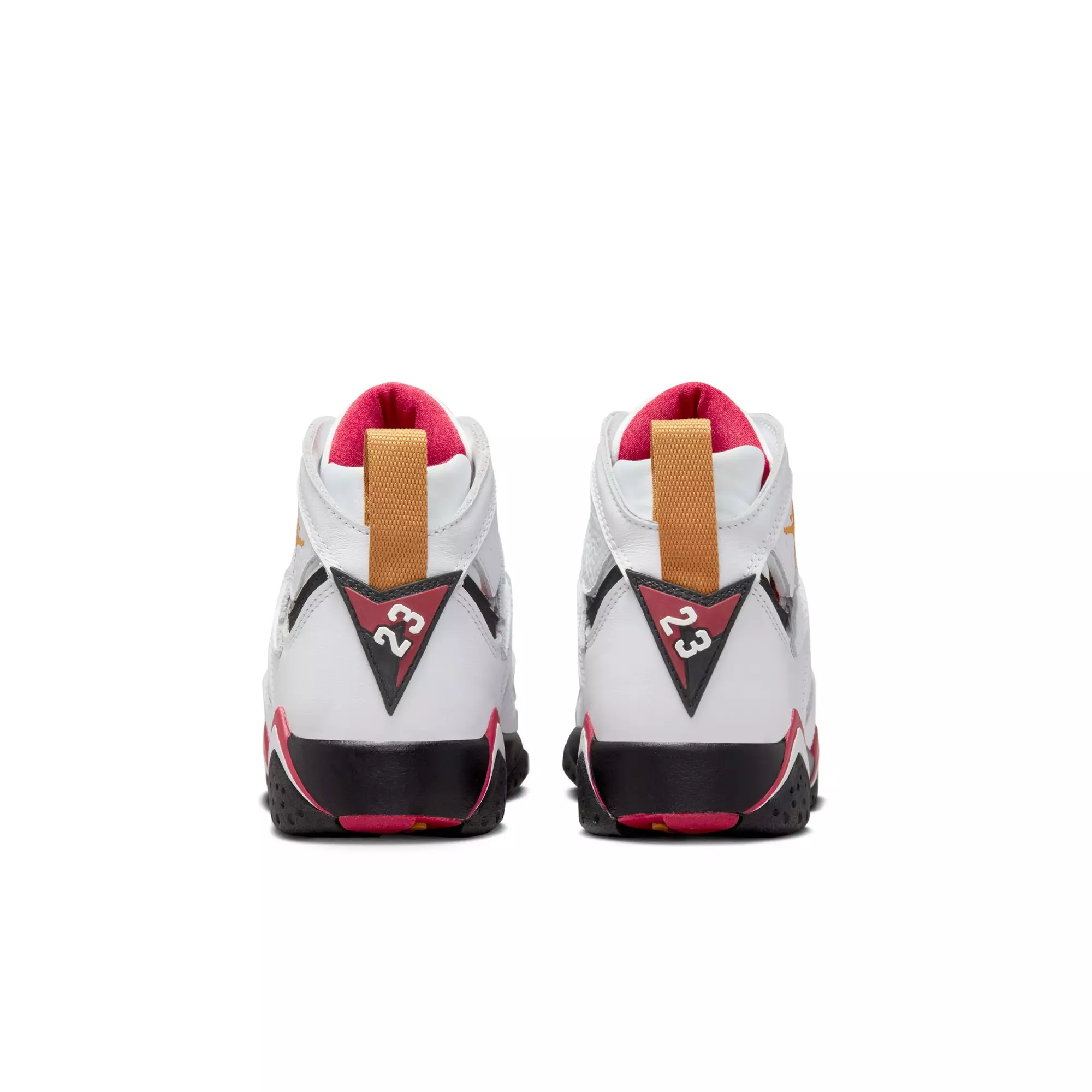 Jordan 7 Retro "White/Black/Cardinal Red" Grade School Kids' Shoe - WHITE/BLACK/CARDINAL RED