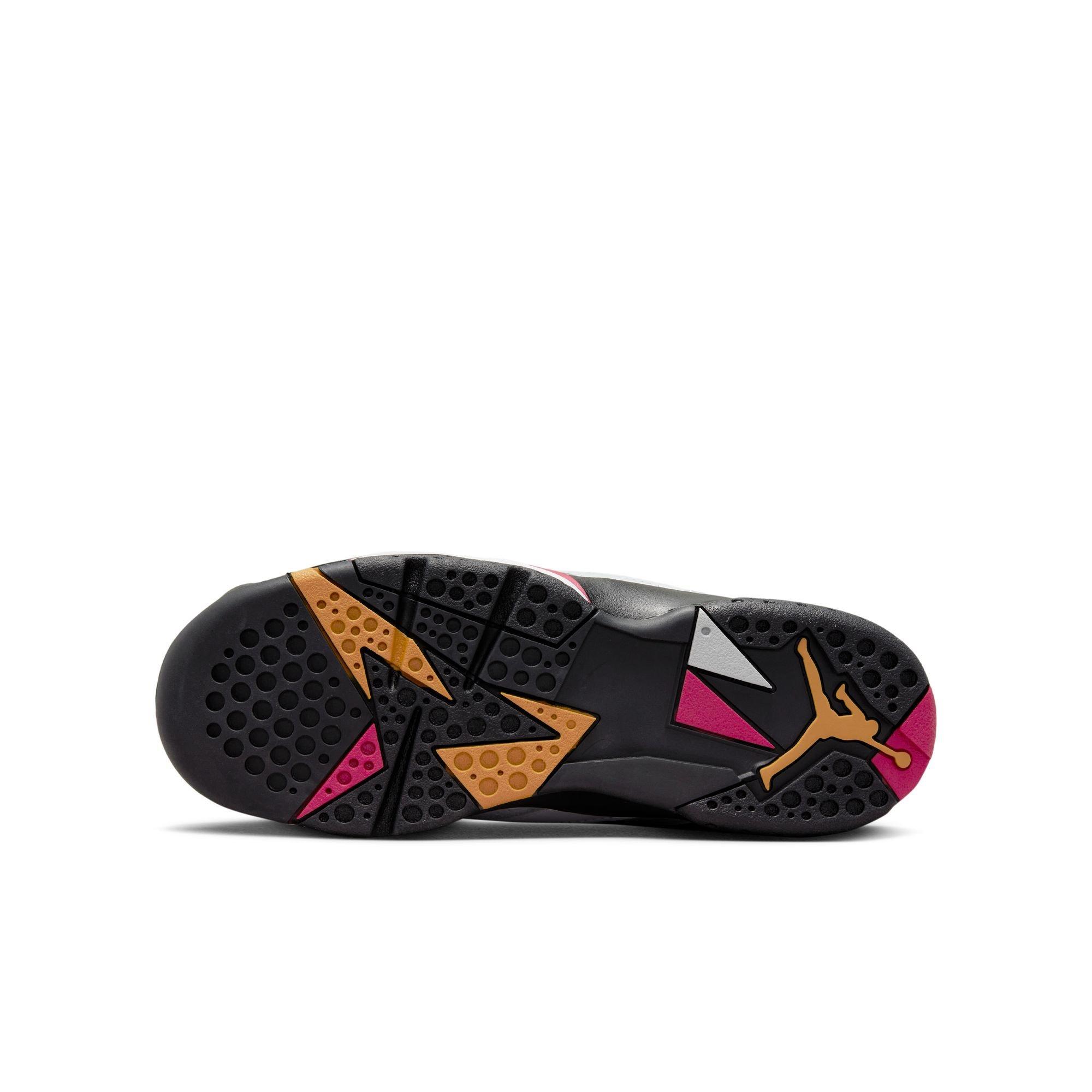 Jordan 7 Retro "White/Black/Cardinal Red" Grade School Kids' Shoe - WHITE/BLACK/CARDINAL RED Thumbnail View 10