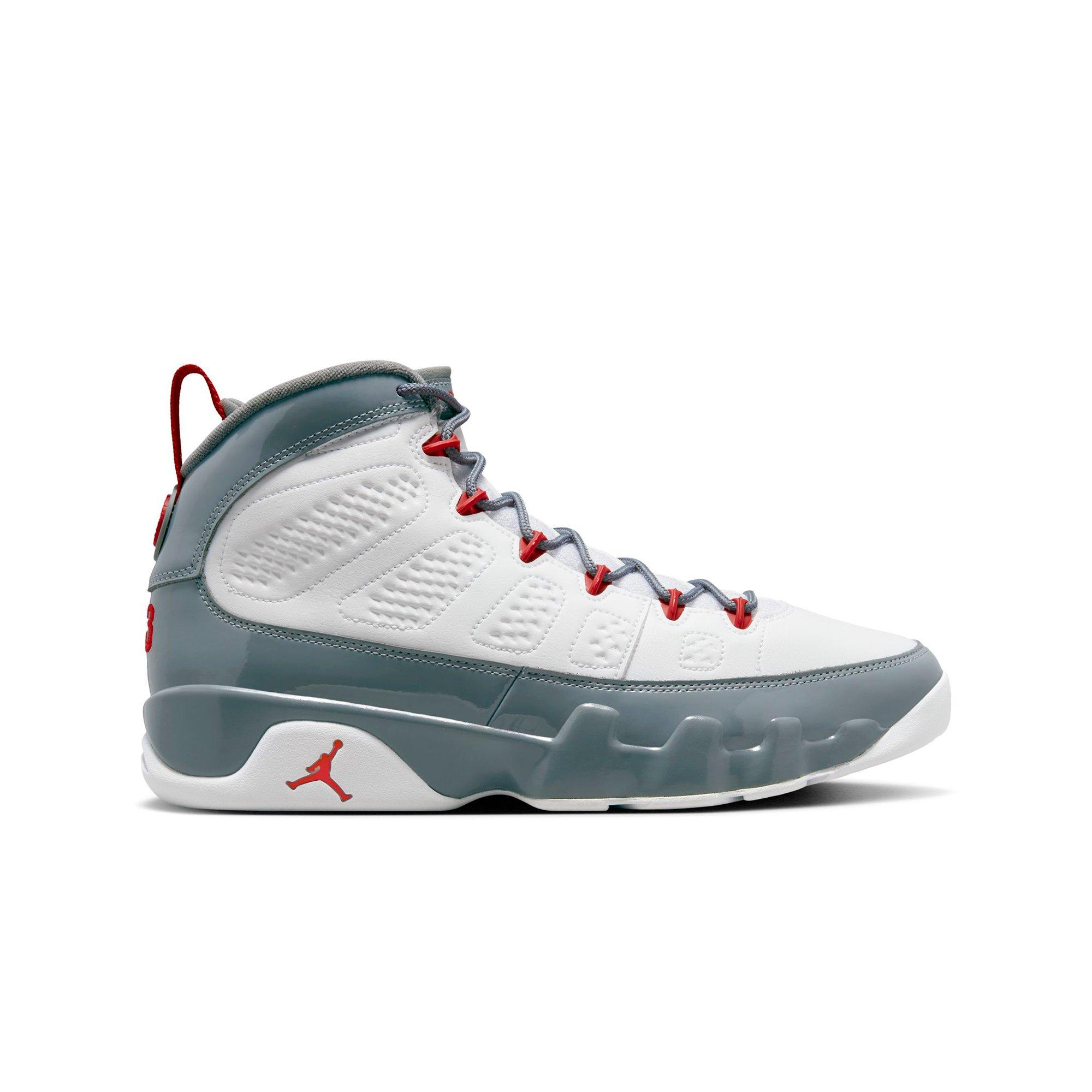 jordan 9 grey and white