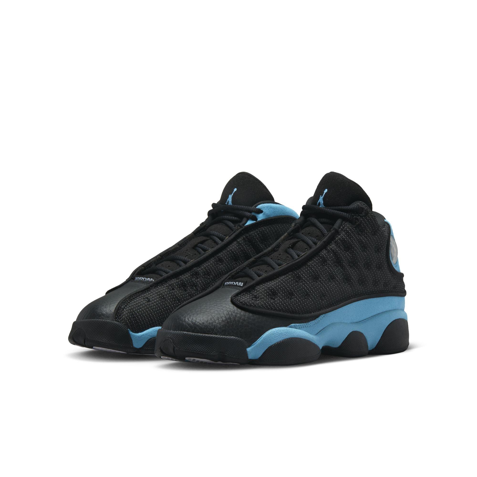 Jordan mens 13 Retro Shoes, Black/University Blue