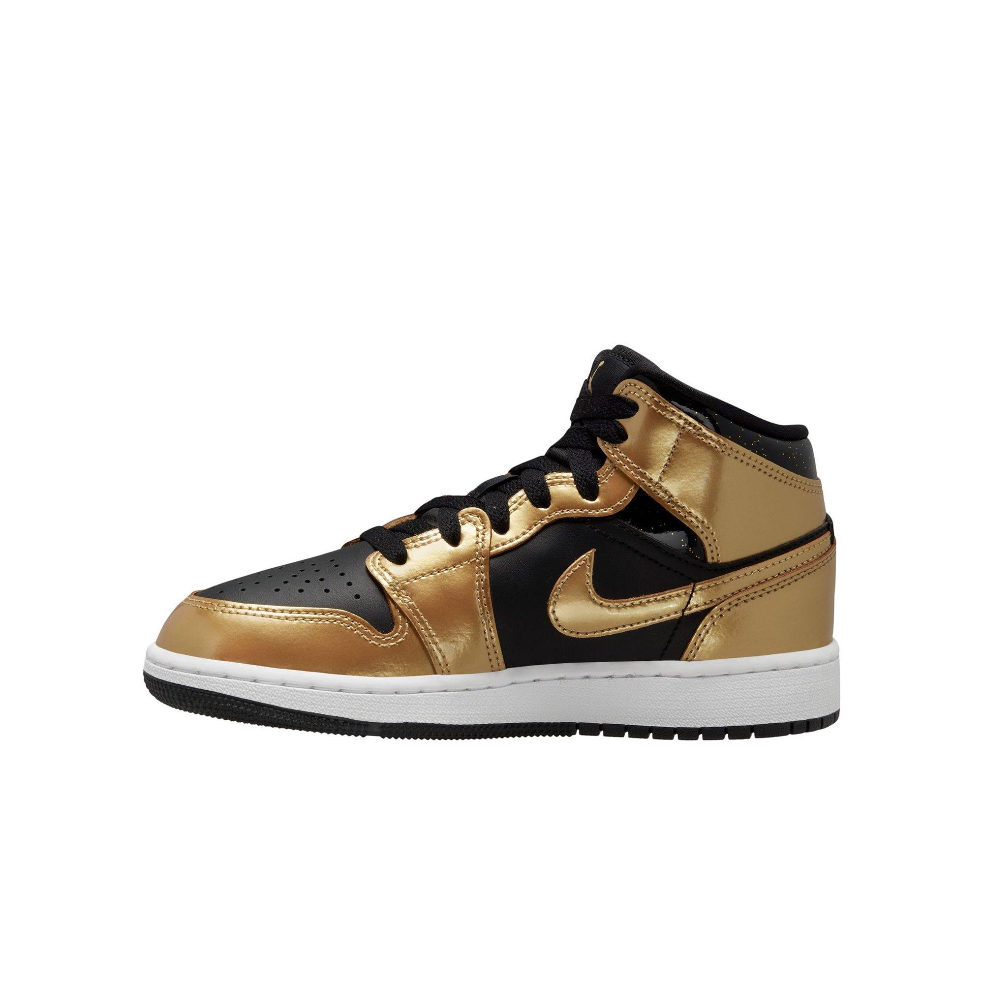 Black and gold jordans hibbett sports online