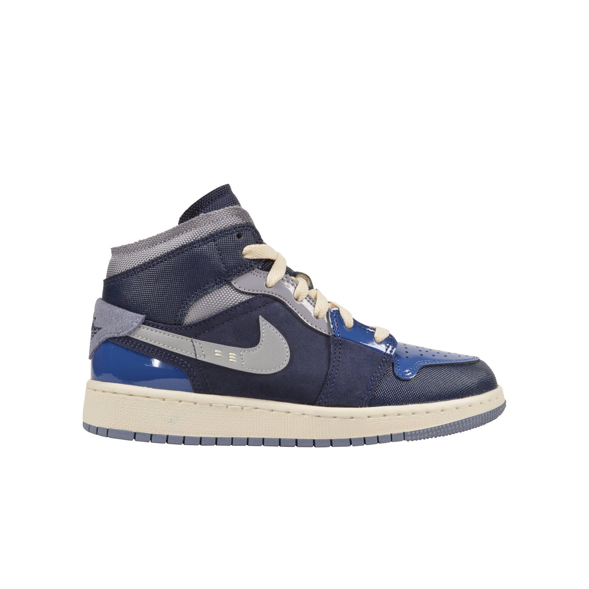 Nike Air Force 1 Mid - Boys Grade School Shoes Obsidian Size 4