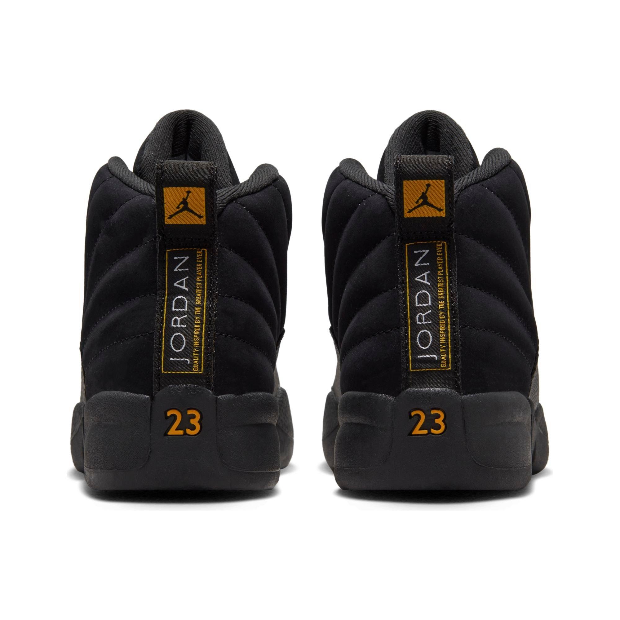 Jordan 12 best sale winterized black preschool