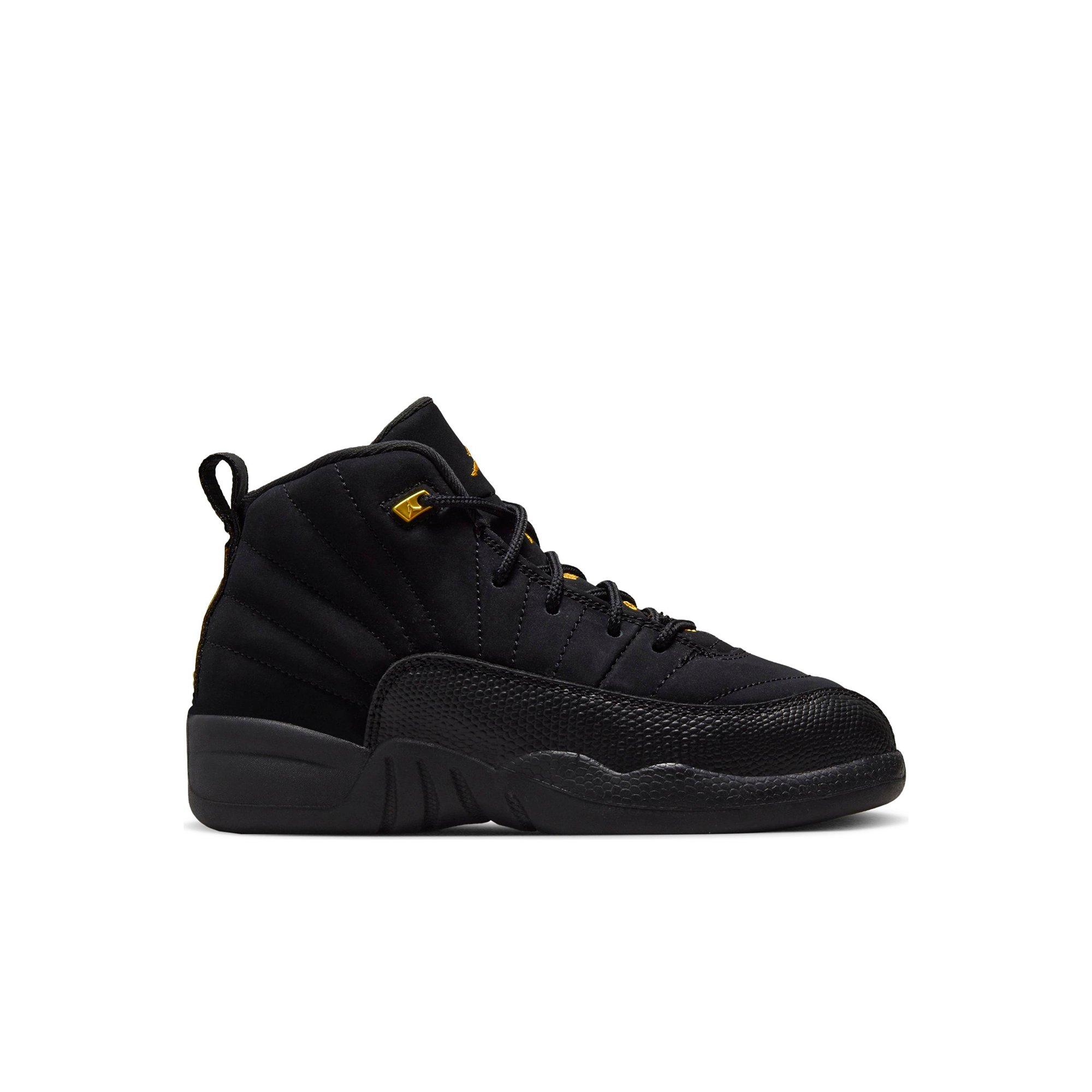 Jordan 12 2025 black preschool